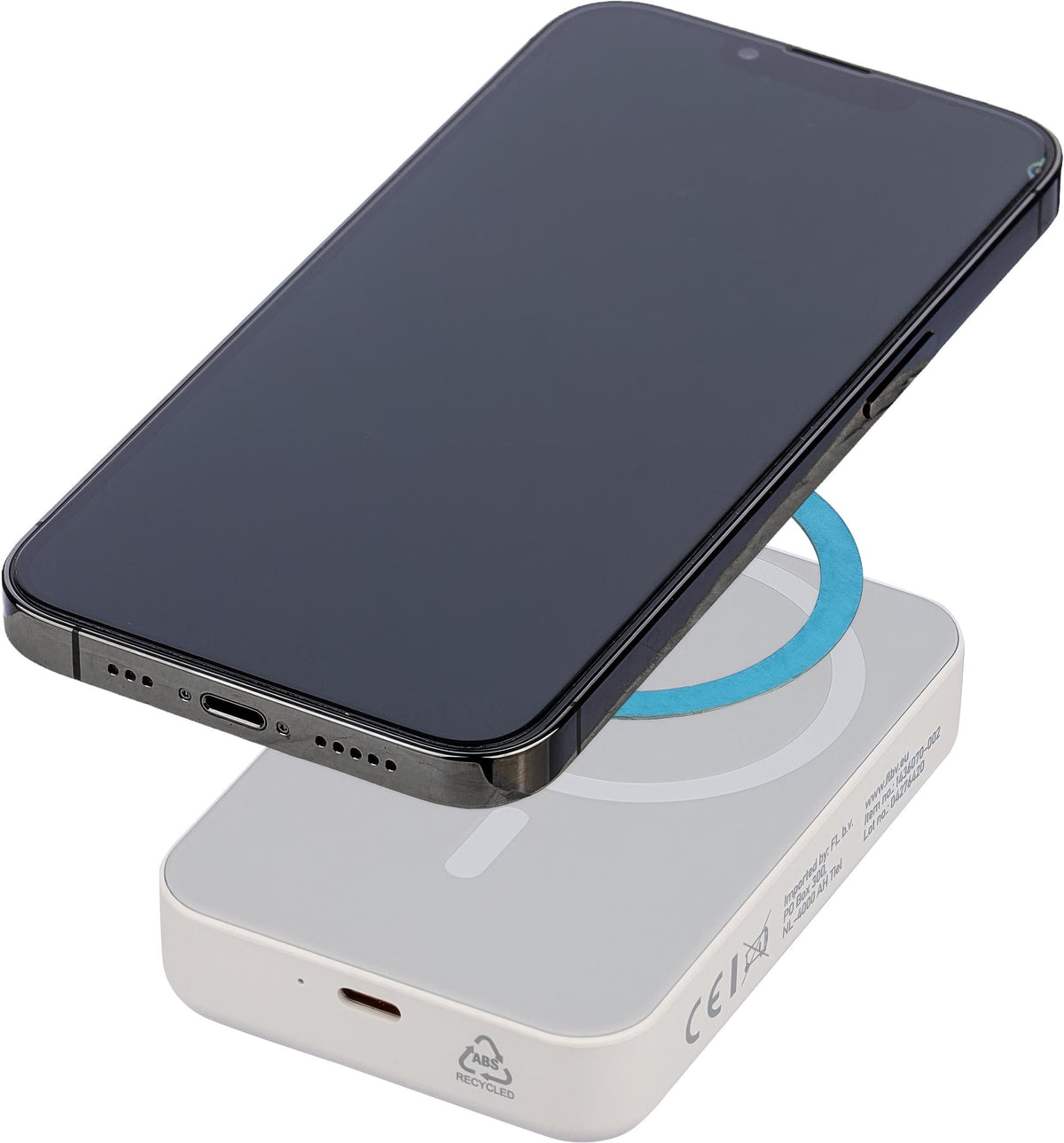 Draadloze-opladerpowerbank Meno | 10.000 mAh | Geschikt voor MagSafe