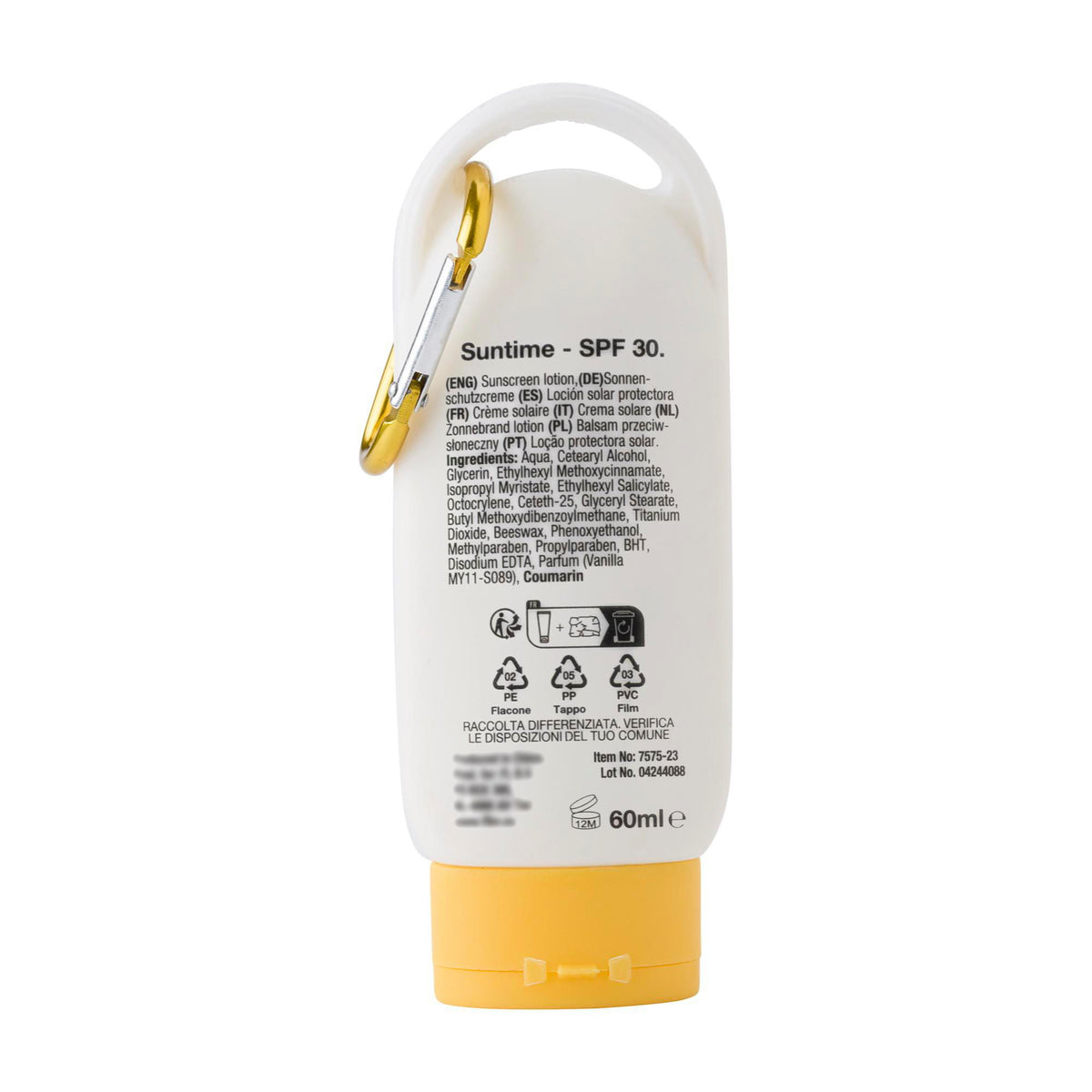 Zonnebrandcrème Suntime | SPF 30 | 60 ml