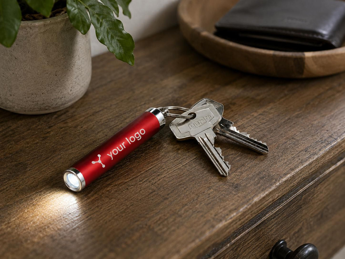 Sleutelhanger met zaklamp Zola