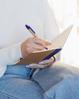 Notitieboek Stella | Karton | Gelijnd | Met balpen