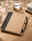 Notitieboek Stella | Karton | Gelijnd | Met balpen