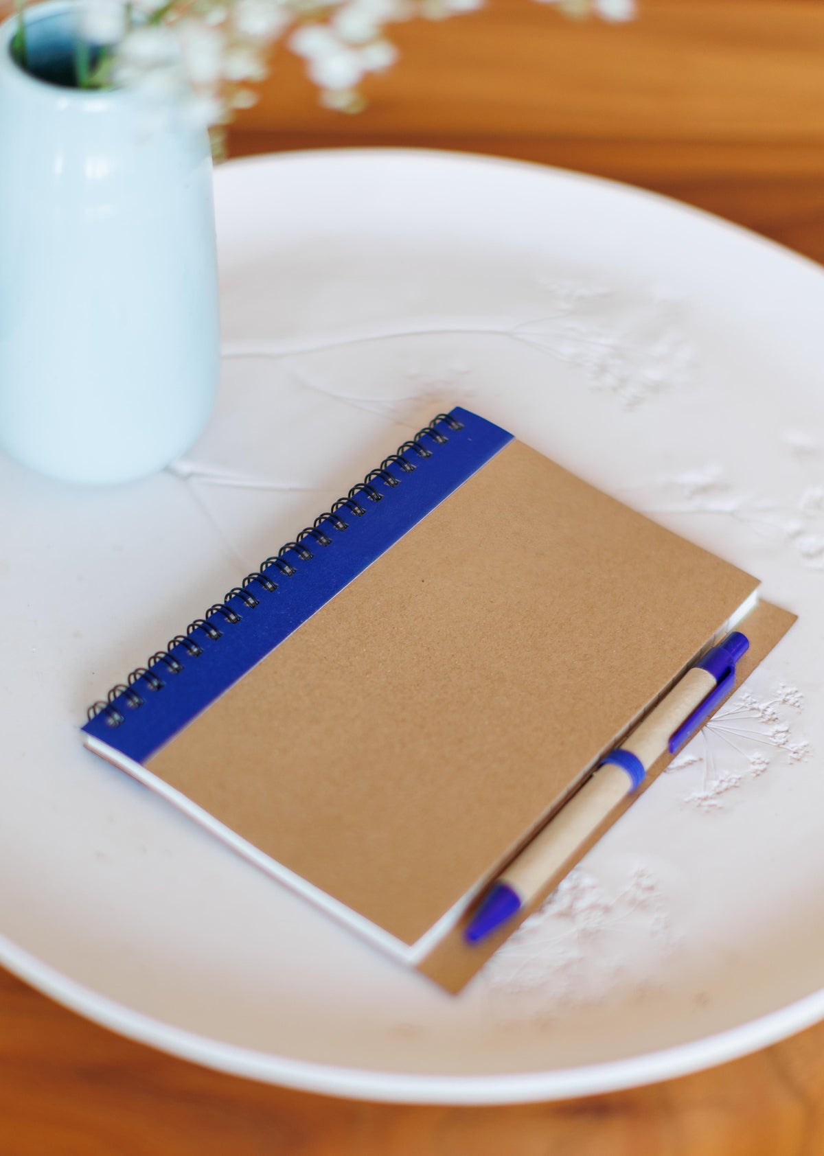 Notitieboek Stella | Karton | Gelijnd | Met balpen