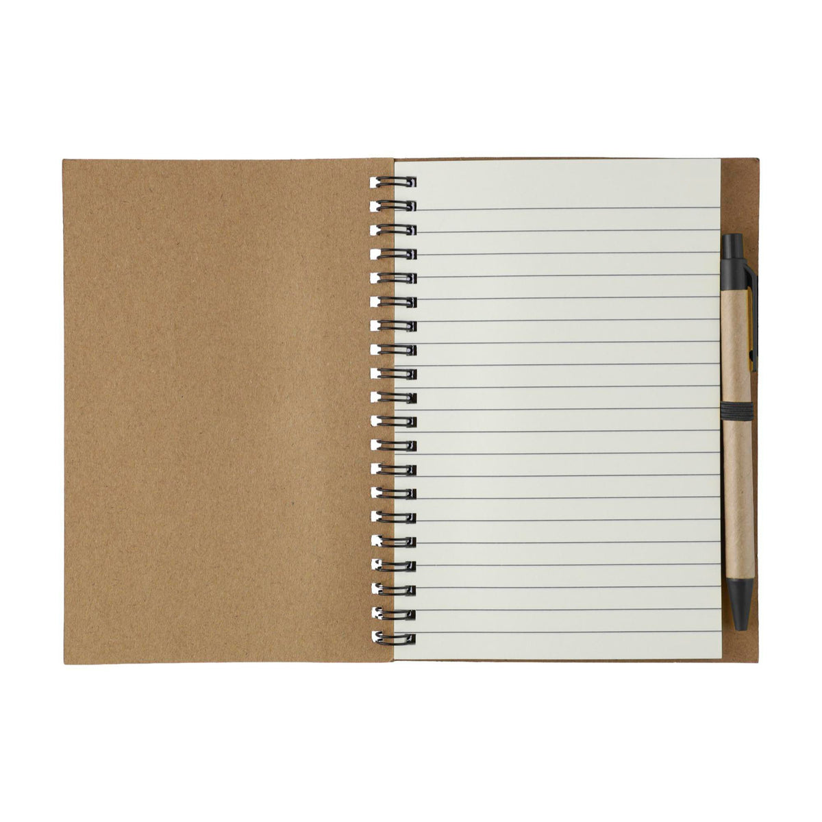 Notitieboek Stella | Karton | Gelijnd | Met balpen
