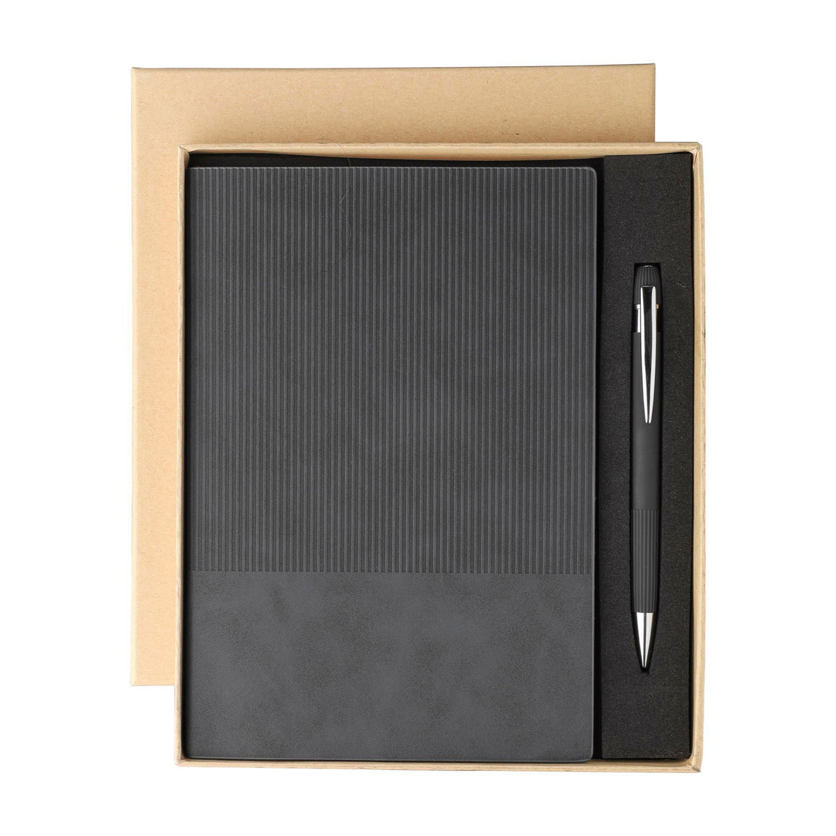 Notitieboekset Tarek | Synthetisch leer | A5 | Met balpen