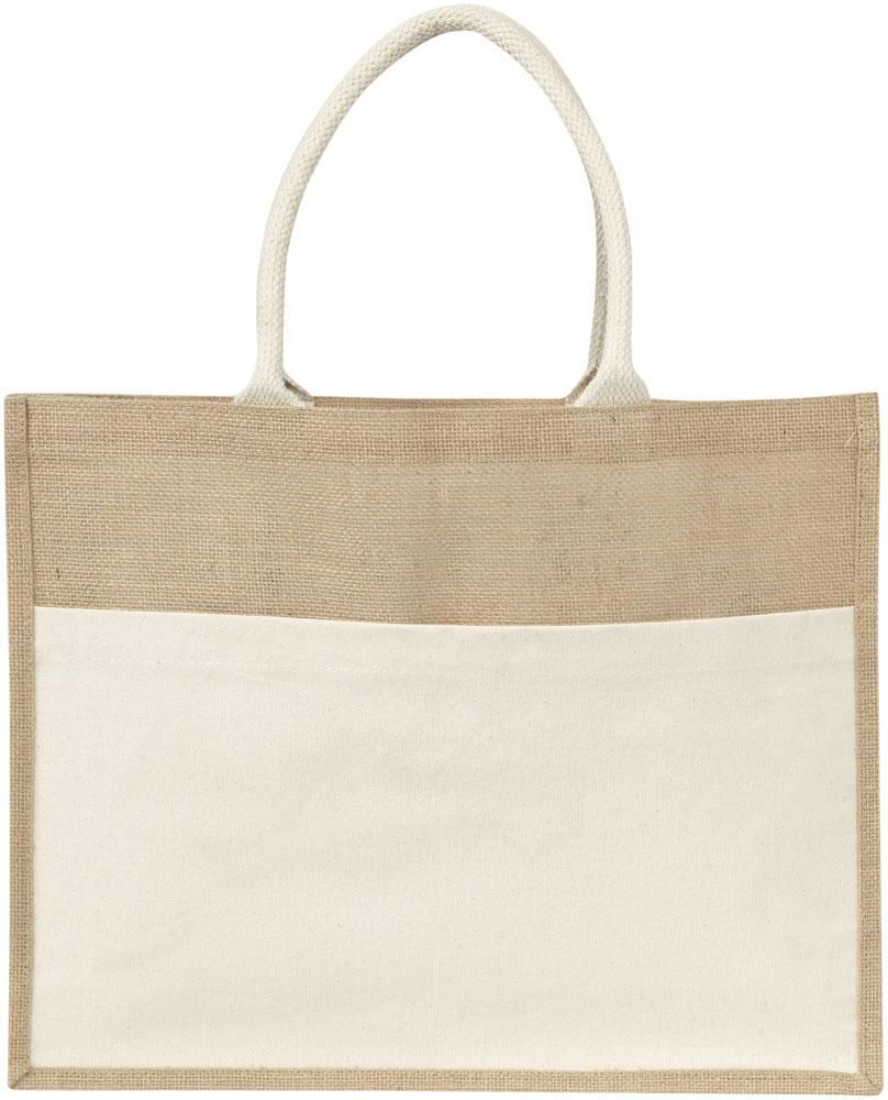 Jute tas Livvie | Gelamineerd | 325 g/m²