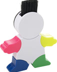 Markeerstiftenset Ella | Poppetjesvorm | 4 kleuren
