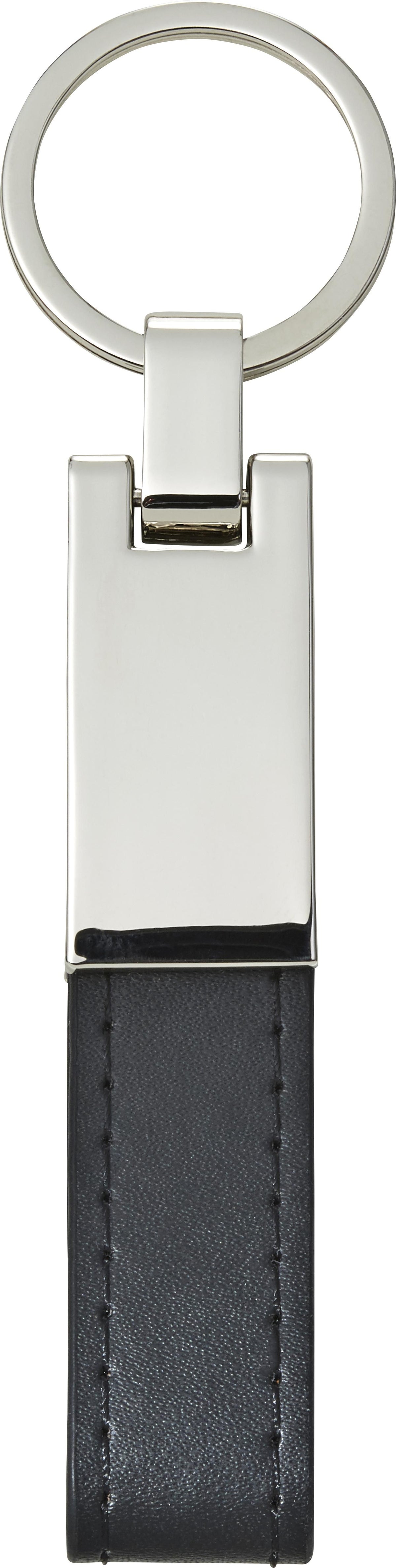 Sleutelhanger Keon | Staal en synthetisch leer