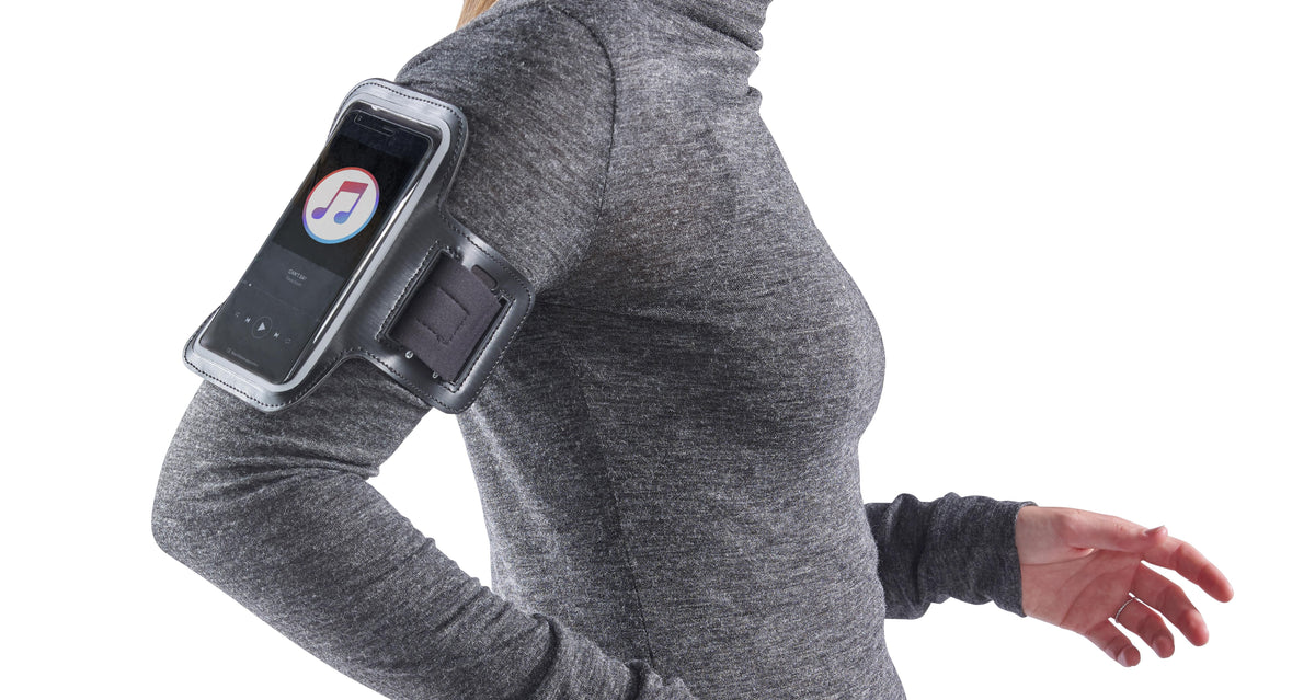 Telefoonarmband Danny | Kunststof en klittenband