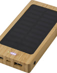 Powerbank Joan | Bamboe | Zonne-energie | 8000 mAh