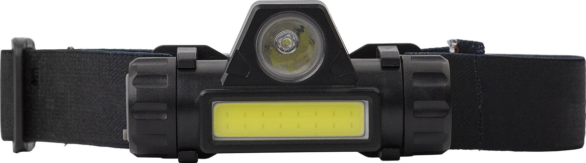 Hoofdlamp Mina | Kunststof | LED + COB | USB-C oplaadbaar