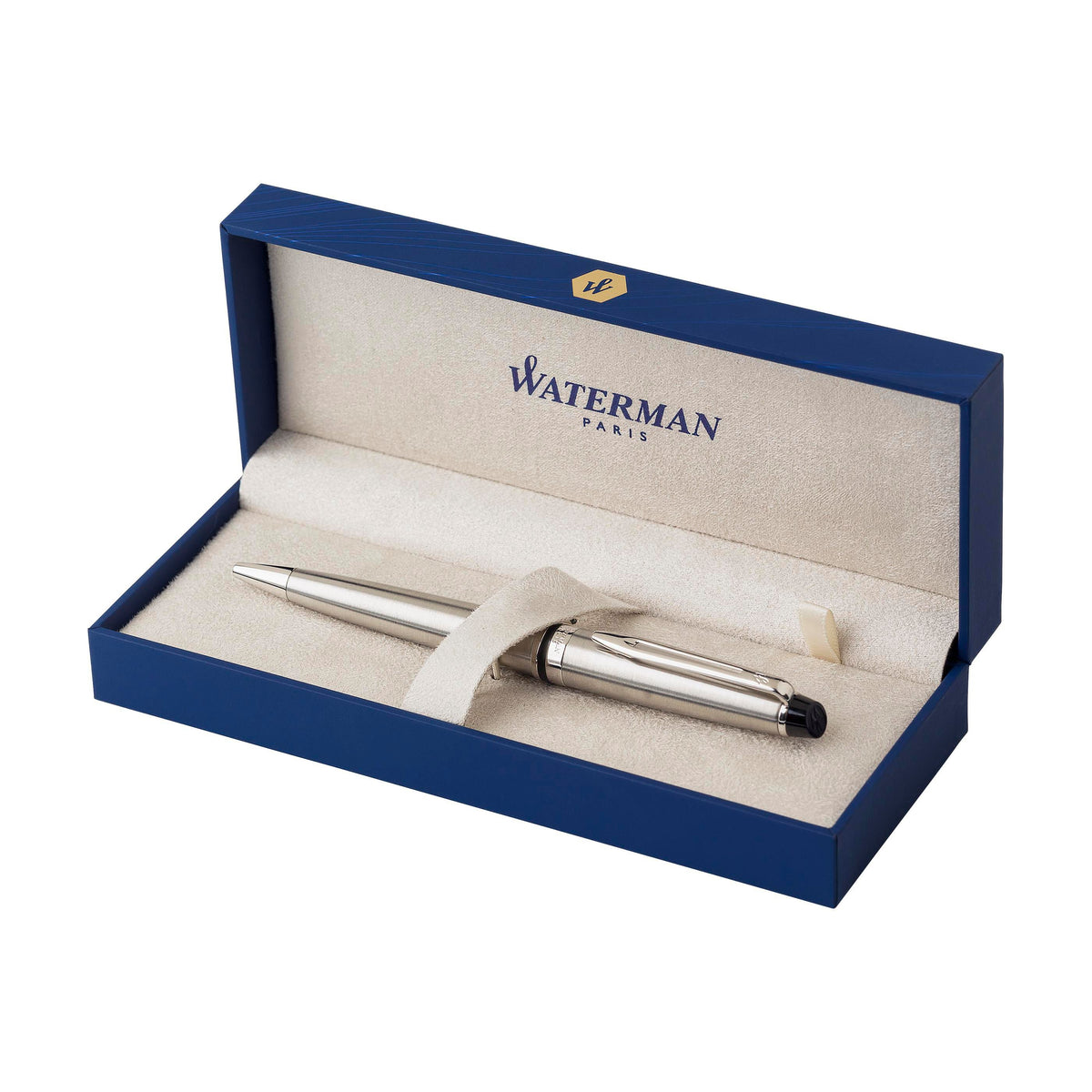 Waterman Expert balpen | Roestvrijstaal