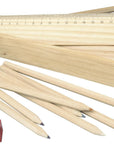 Tekenstift-set Carmelita | Houten doos