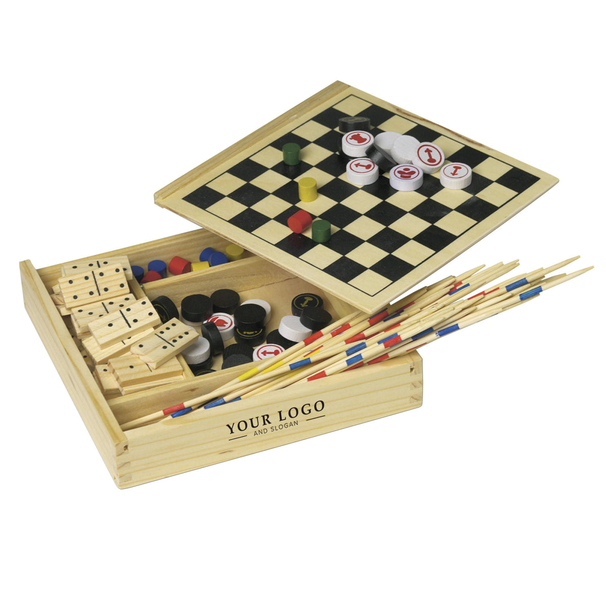 Spelletjesset Cherie | Hout | 5-in-1