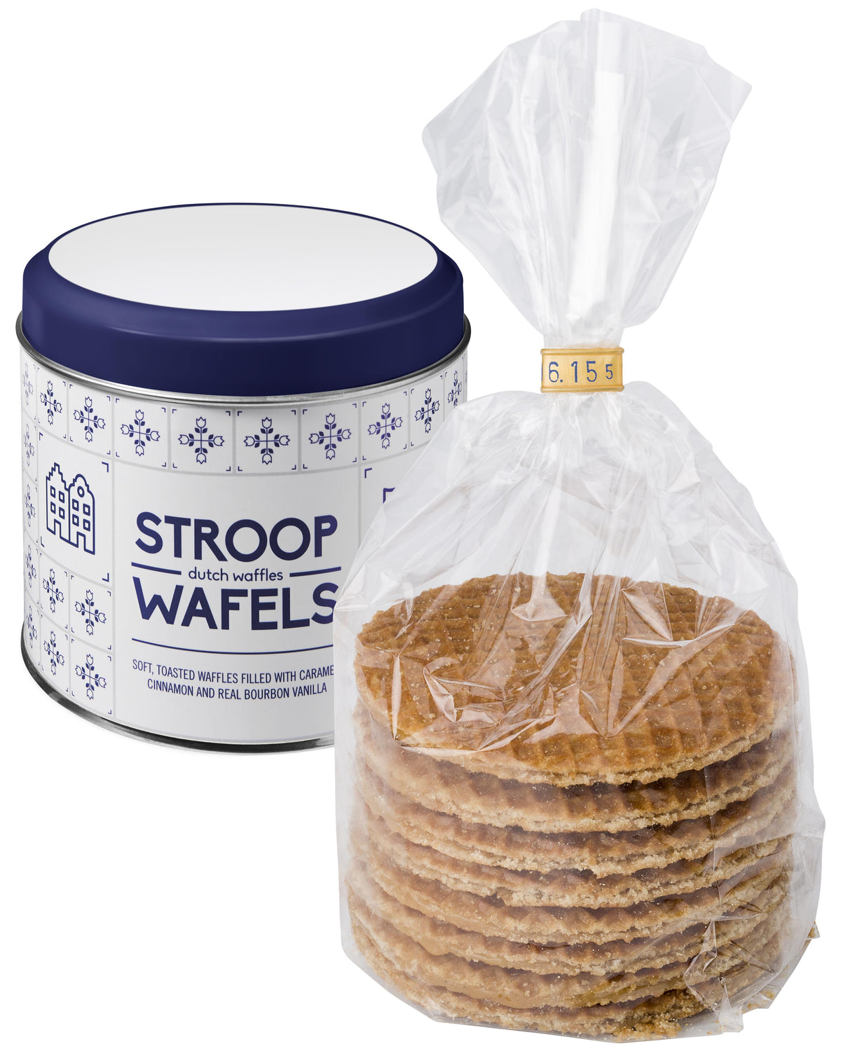 Stroopwafelblik William | 8 stuks