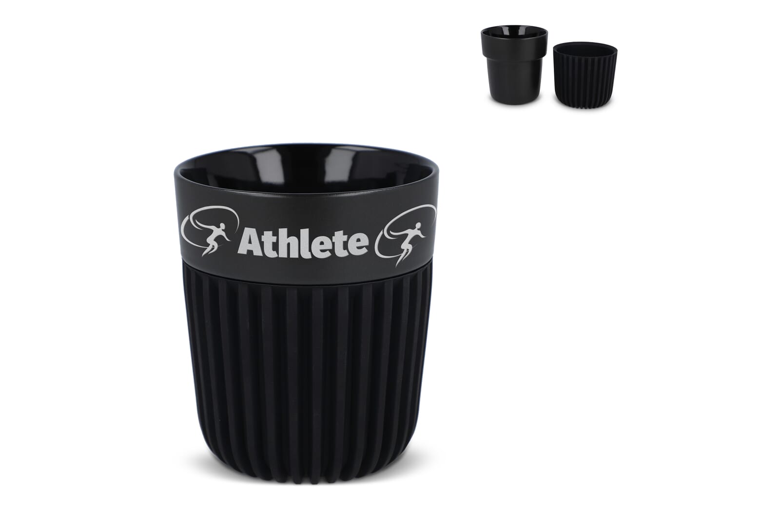 InSideOut All Black Premium Mug Fjord 280ml - JEFFS. Merchandise