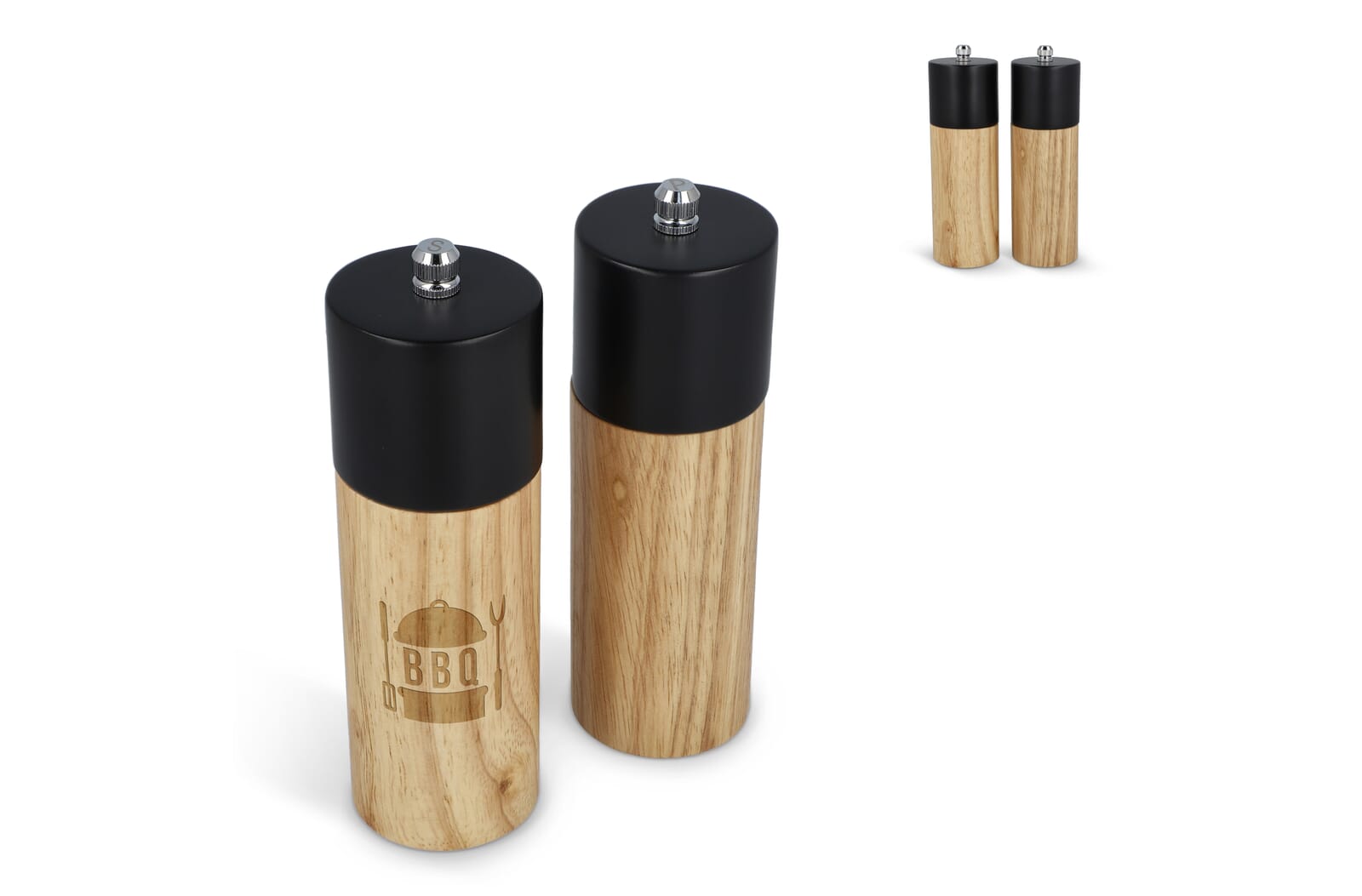 InSideOut Houten Zout - en Pepermolen set - JEFFS. Merchandise
