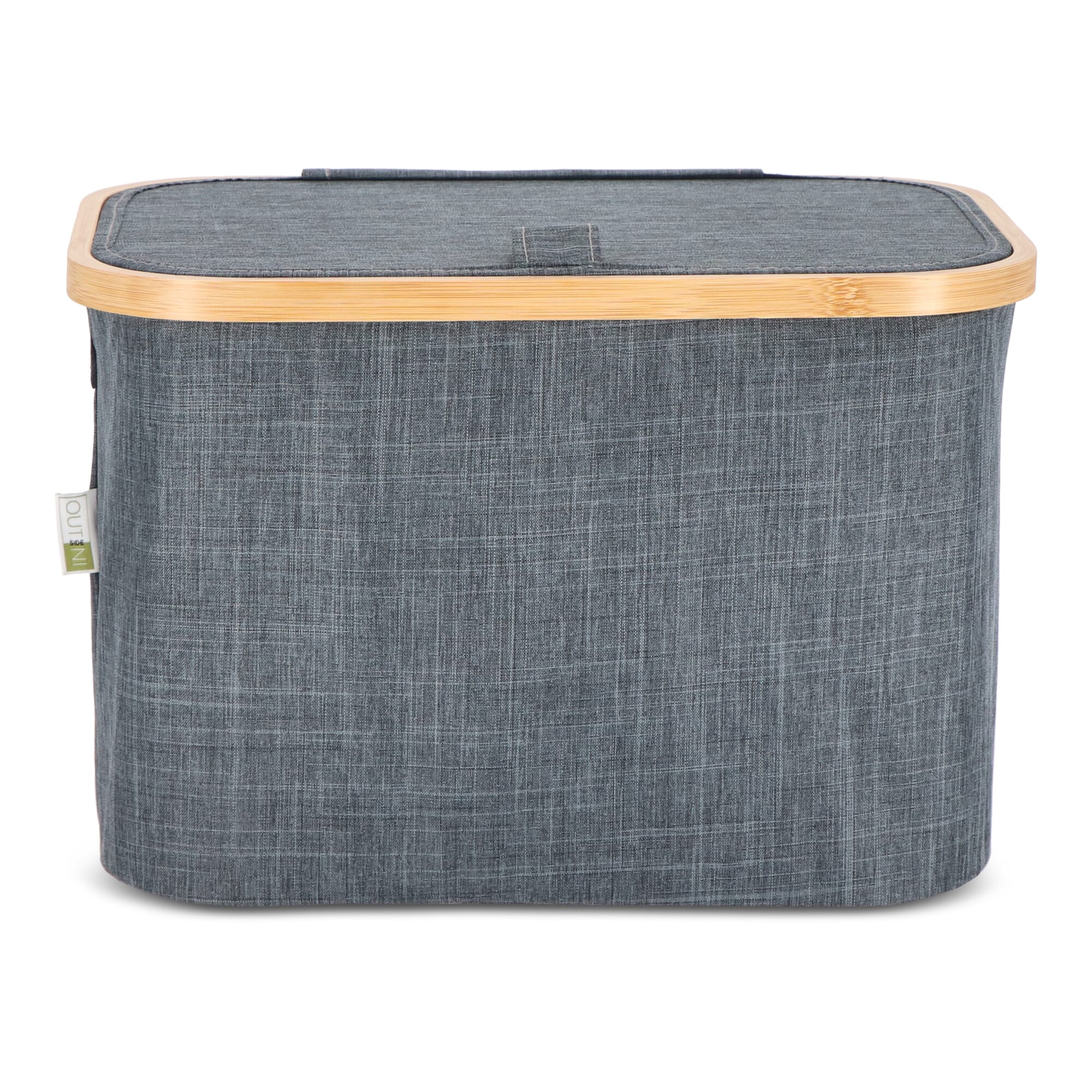 InSideOut opvouwbare mand met deksel Sogne 38 x 26 x 25cm rPET - JEFFS. Merchandise