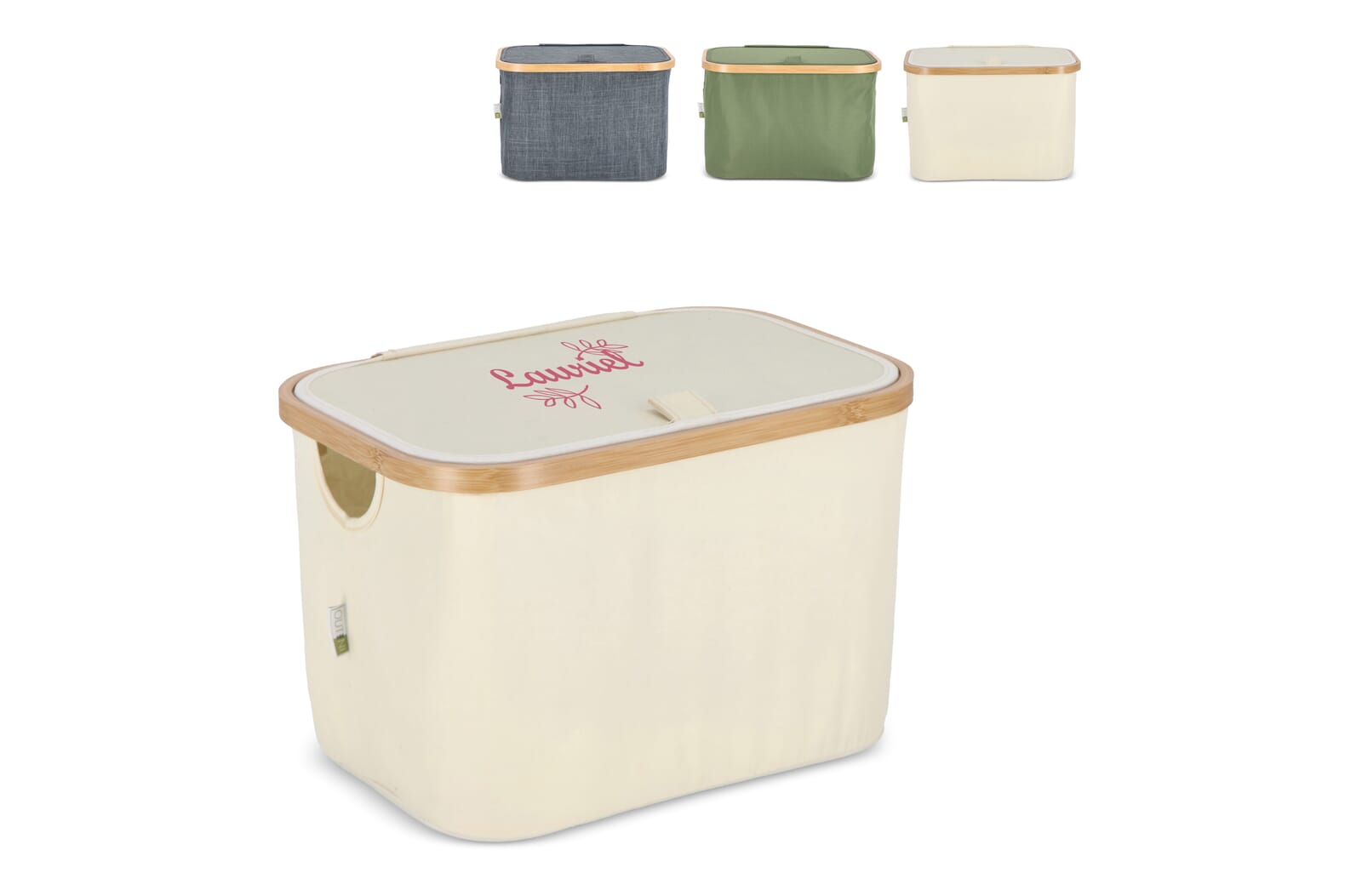 InSideOut opvouwbare mand met deksel Sogne 38 x 26 x 25cm rPET - JEFFS. Merchandise