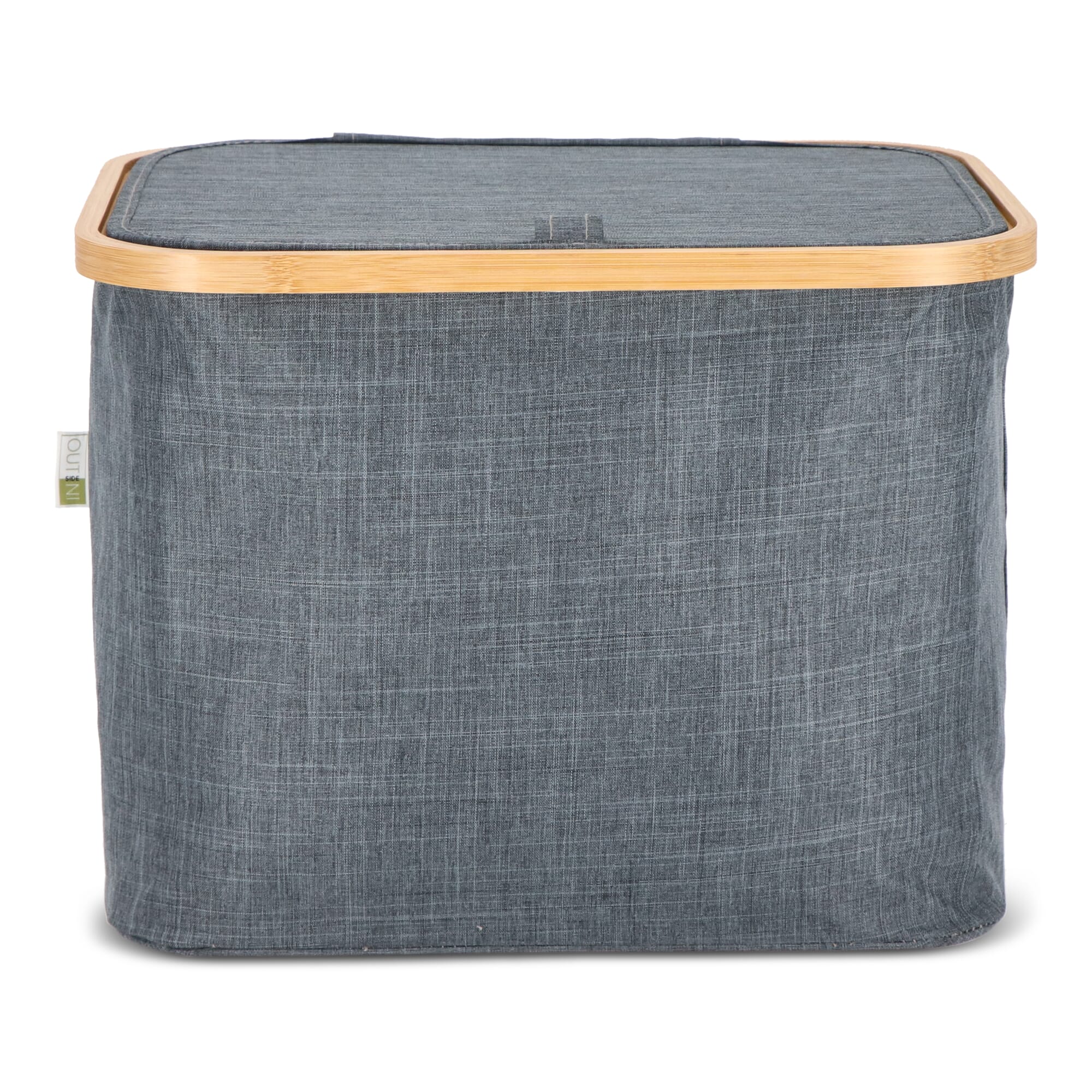 InSideOut opvouwbare mand met deksel Sogne 40.5 x 33 x 30cm rPET - JEFFS. Merchandise