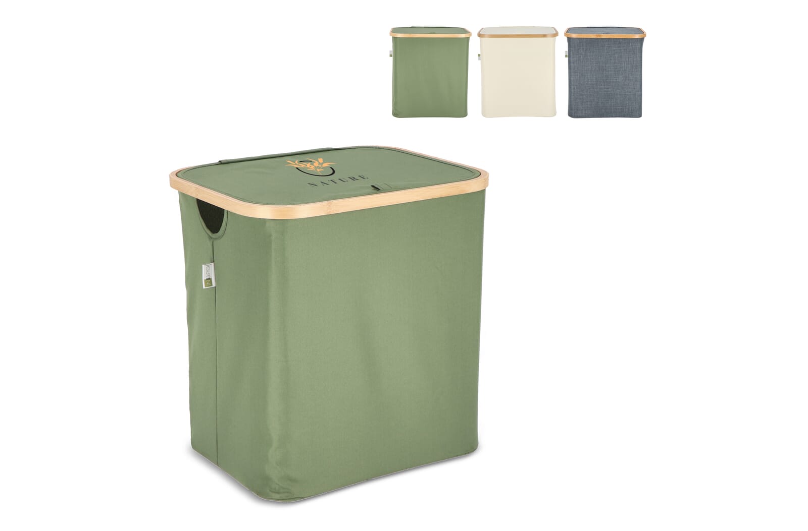 InSideOut opvouwbare mand met deksel Sogne 40,5 x 33 x 42cm rPET - JEFFS. Merchandise