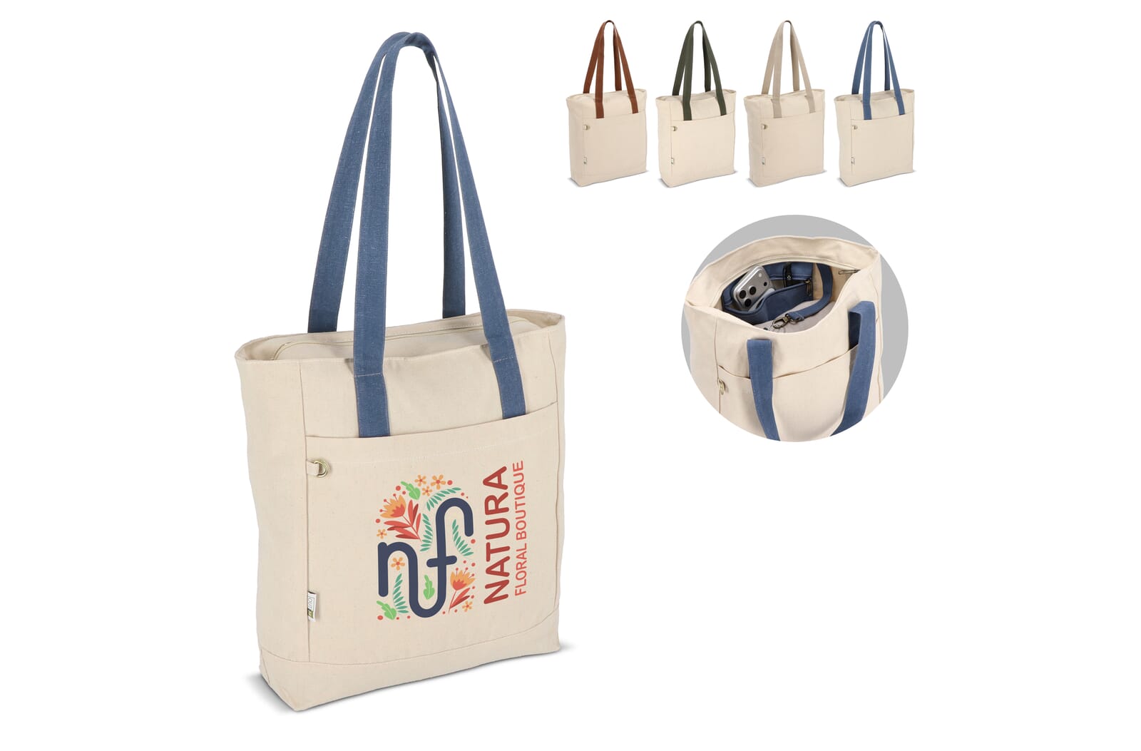 InSideOut Reuuz Canvas Draagtas 33 x 42 x 10 cm - JEFFS. Merchandise