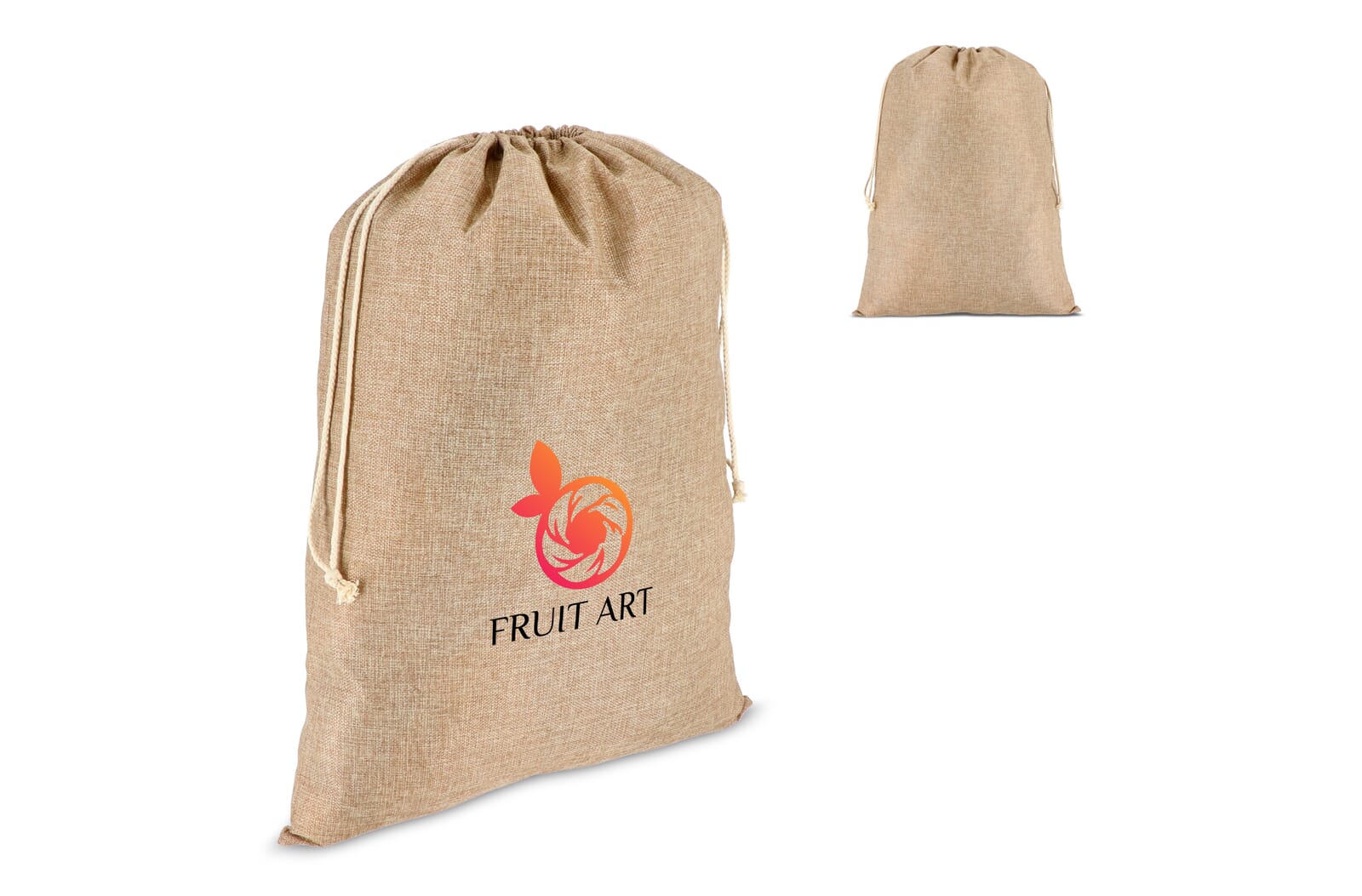 Jute-stijl geschenkzak 50 x 70 cm - JEFFS. Merchandise