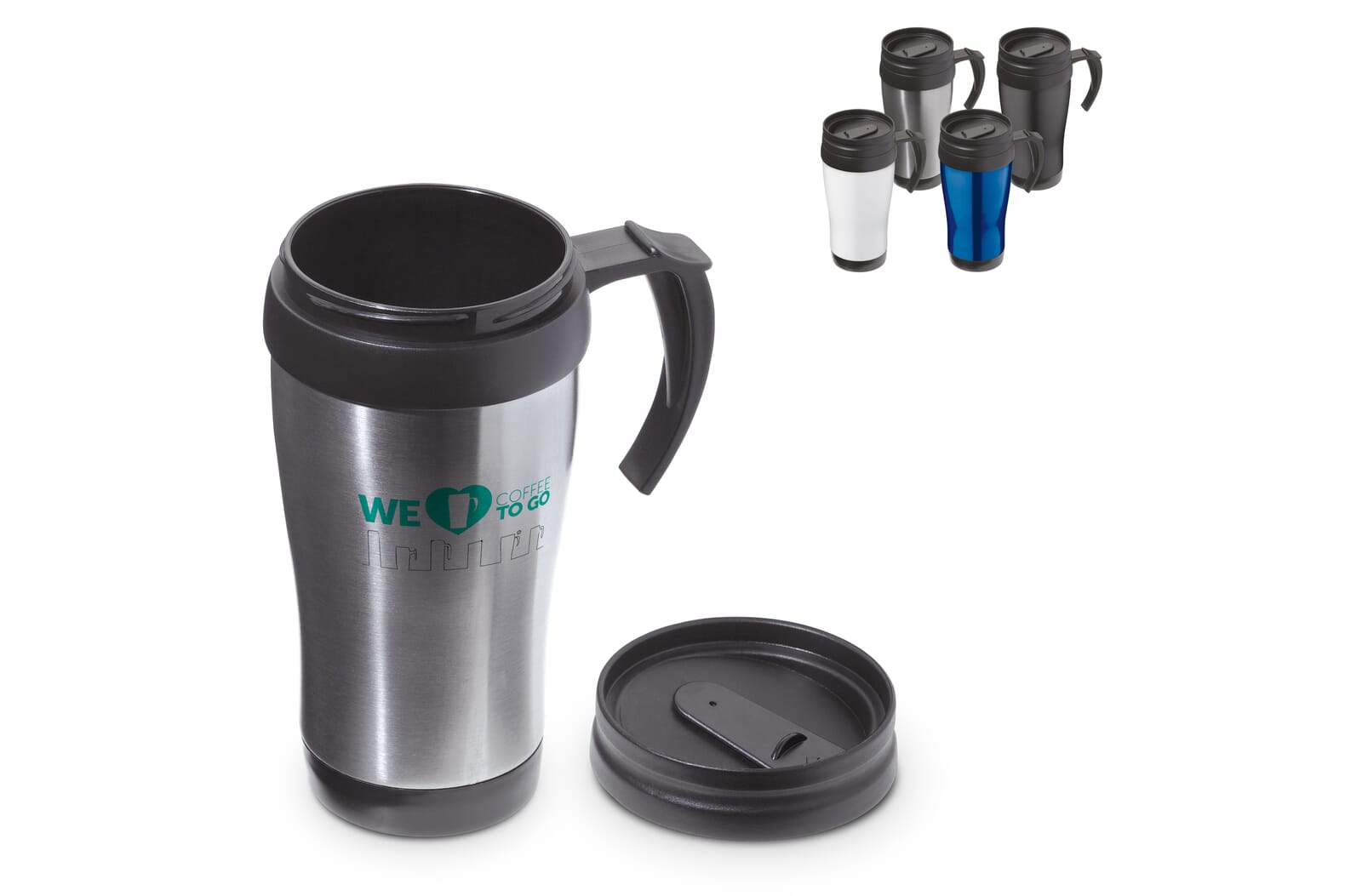 Koffiebeker metaal 350ml - JEFFS. Merchandise