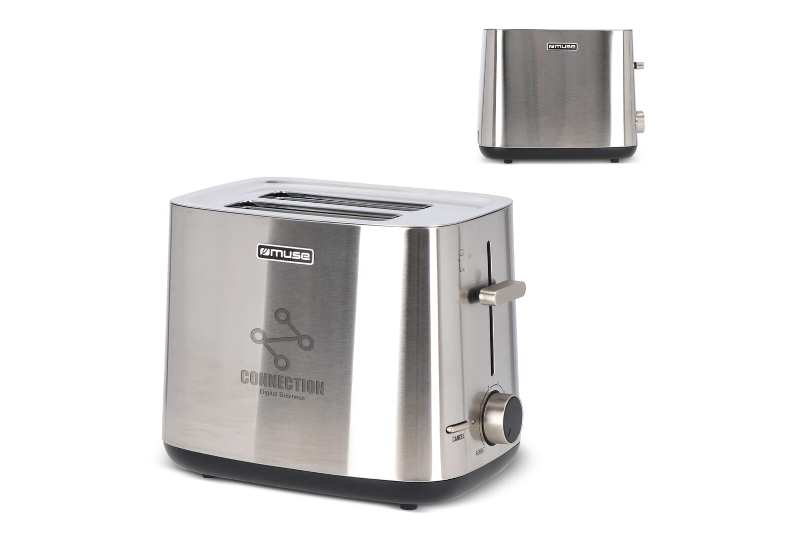 MS-115|Muse Toaster Roestvrij Staal - JEFFS. Merchandise