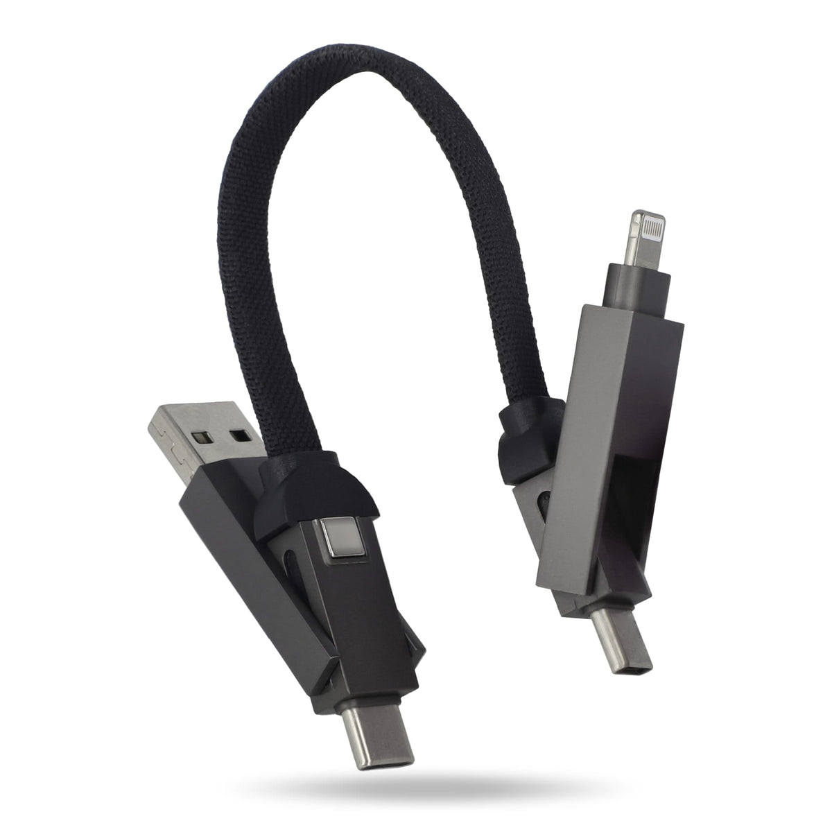 Multifunctionele 4-in-1 Kabel Sleutelhanger formaat 60 W - JEFFS. Merchandise