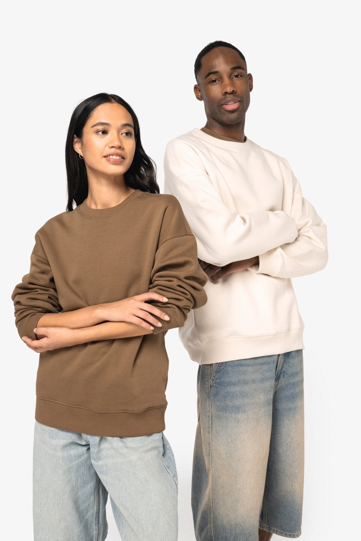 Native - Spirit - NS407 - Ecologische oversized uniseks sweater met ronde hals - JEFFS. Merchandise