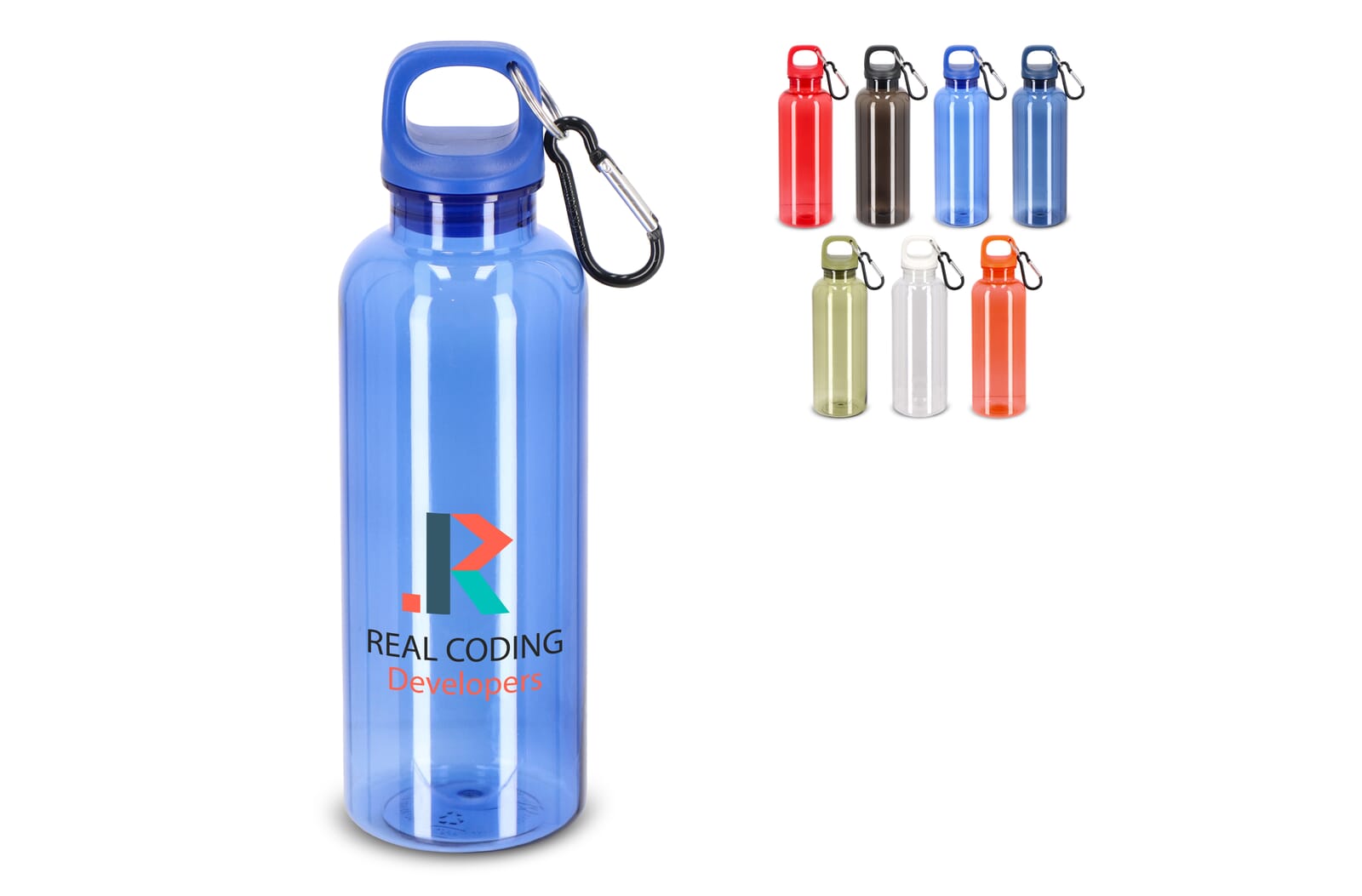 Noa waterfles R-PET 500 ml Transparant - JEFFS. Merchandise
