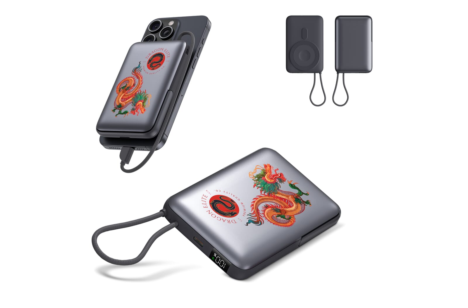 Nova Draadloze Powerbank Geschikt voor MagSafe en Apple Watch 10000 mAh - JEFFS. Merchandise