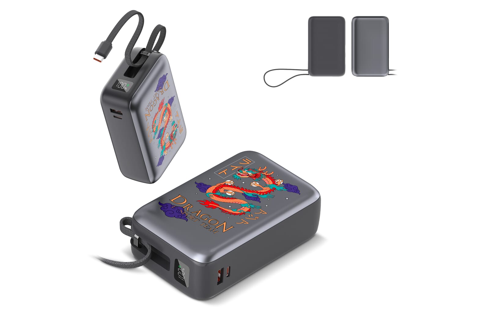 Nova Laptop 65W Powerbank met ingebouwde USB-C kabel 30000 mAh - JEFFS. Merchandise