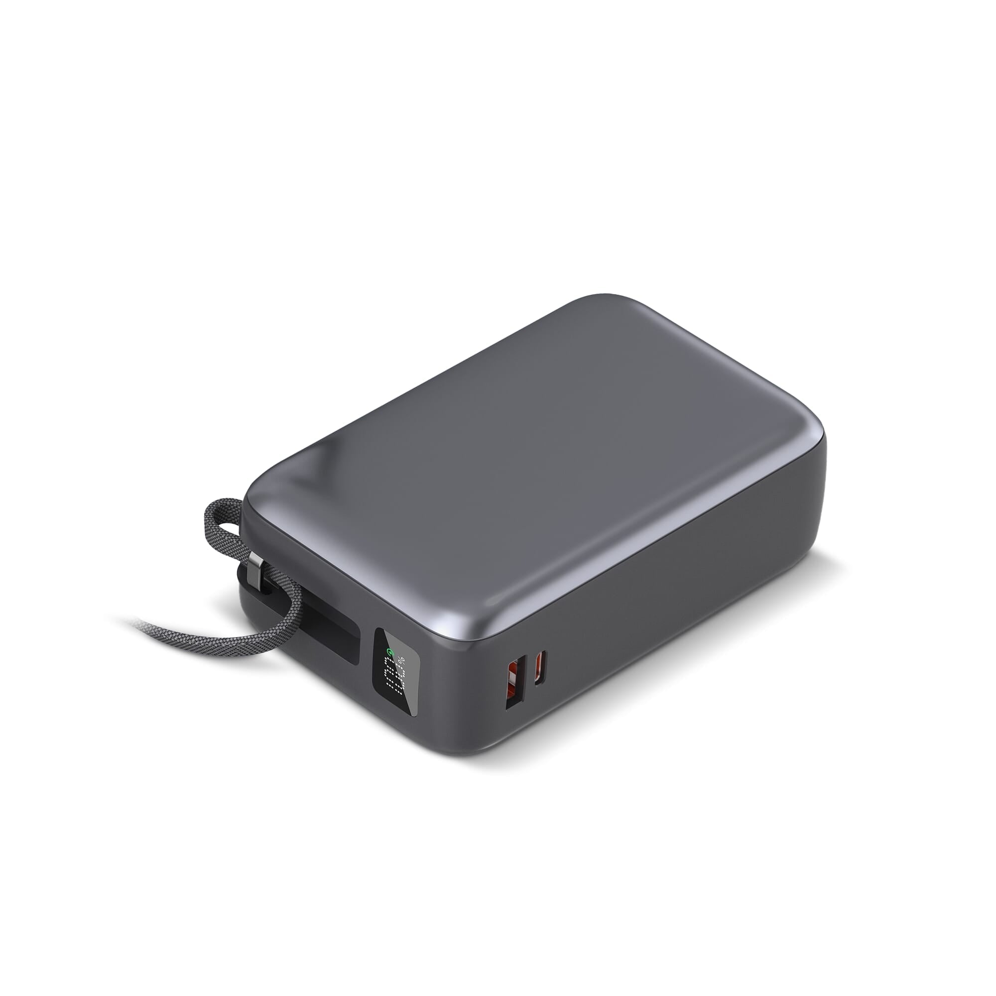 Nova Laptop 65W Powerbank met ingebouwde USB-C kabel 30000 mAh - JEFFS. Merchandise