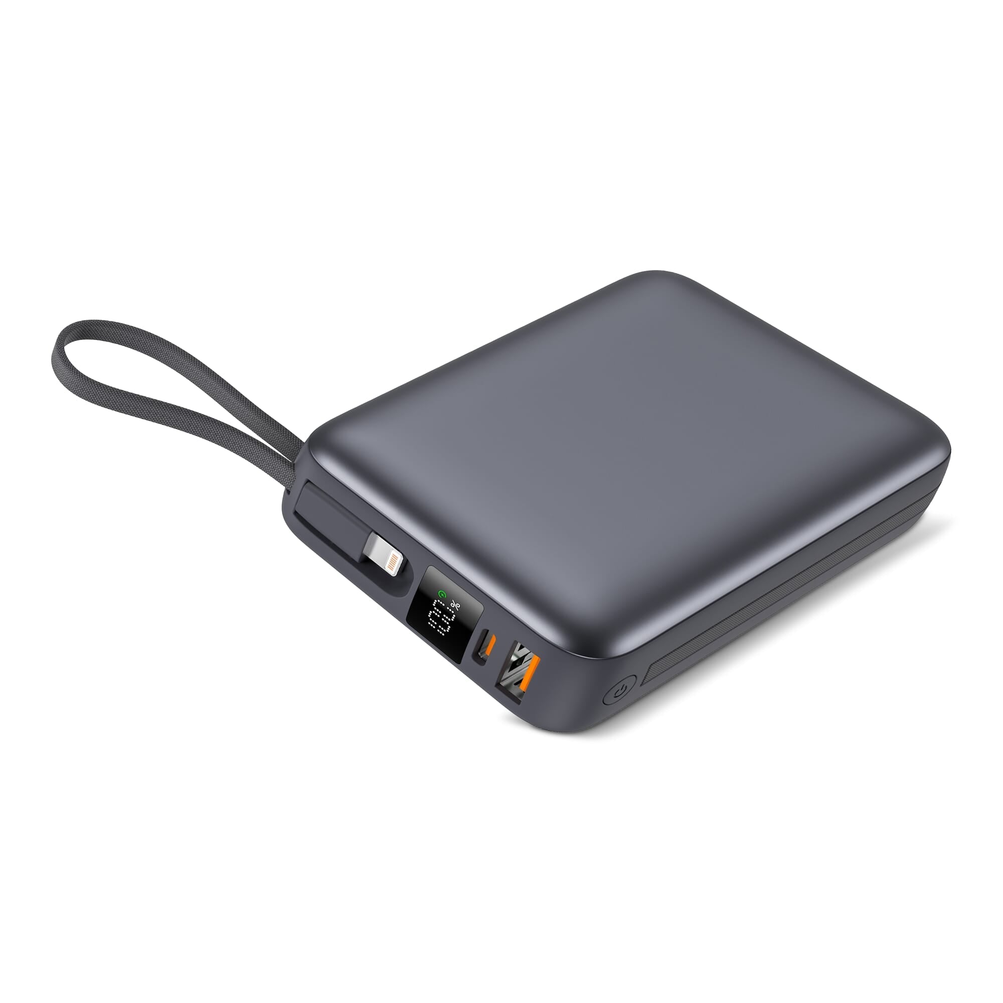 Nova Powerbank 22.5W Power Delivery met ingebouwde kabels 20000 mAh - JEFFS. Merchandise