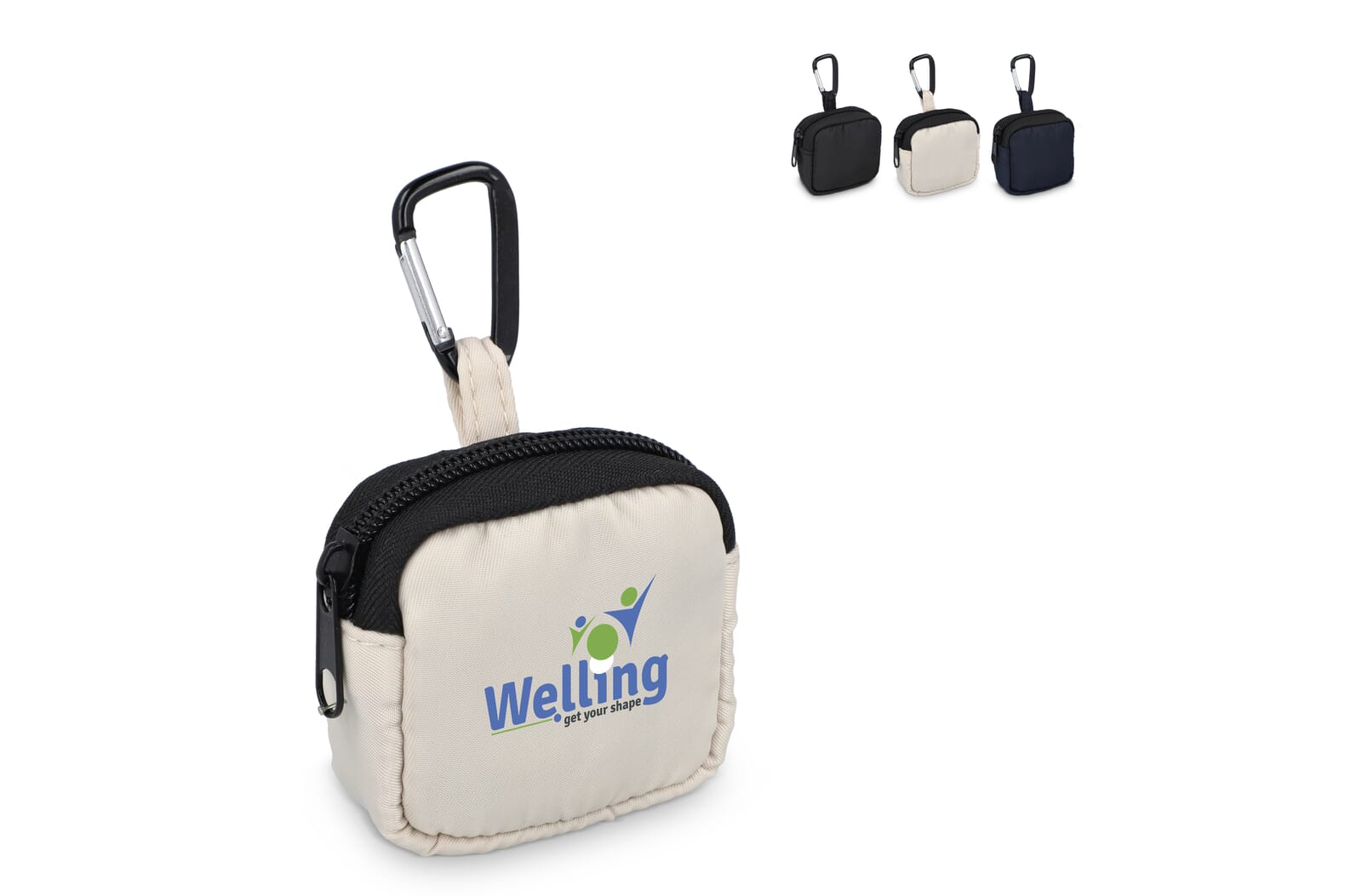 Nylon Earphones Pouch 6.5 x 6 cm - JEFFS. Merchandise
