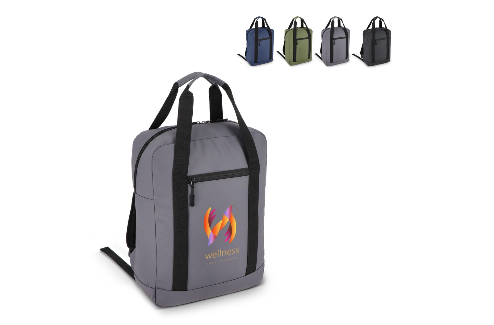 PU gecoate 600D gerecycled PET rugzak 27.5 x 12 x 37.5 cm 12 L - JEFFS. Merchandise