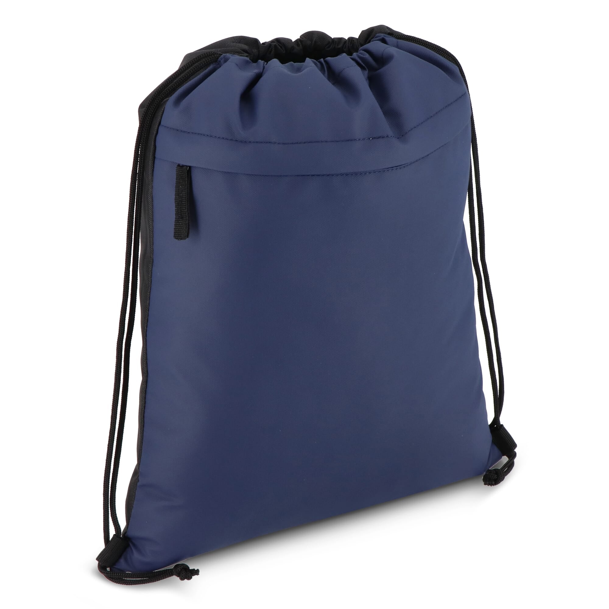PU gecoorde 600D gerecycled PET trekkoordtas 33 x 42 cm - JEFFS. Merchandise