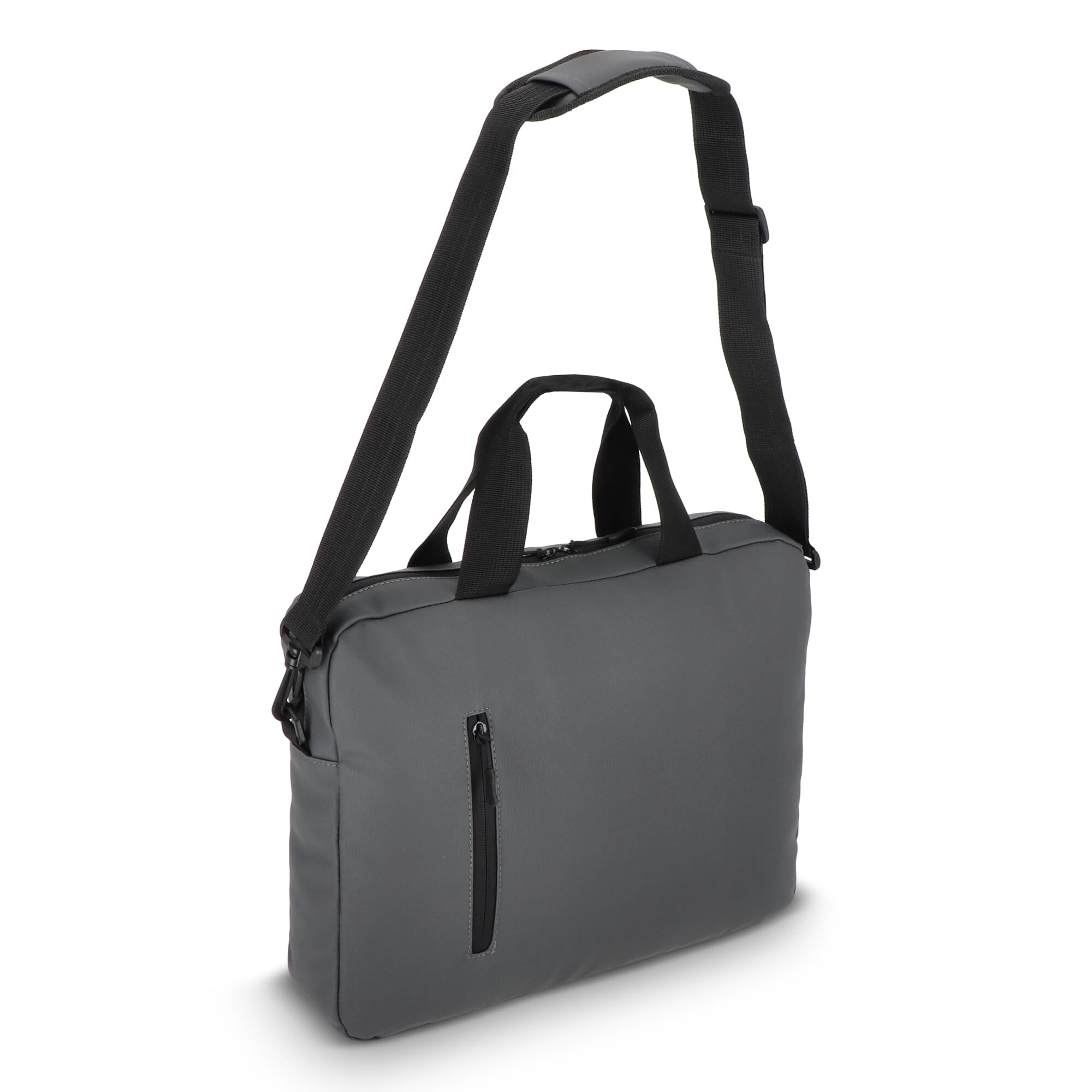PU SoMa laptop messenger tas 28 x 38 x 5 cm - JEFFS. Merchandise