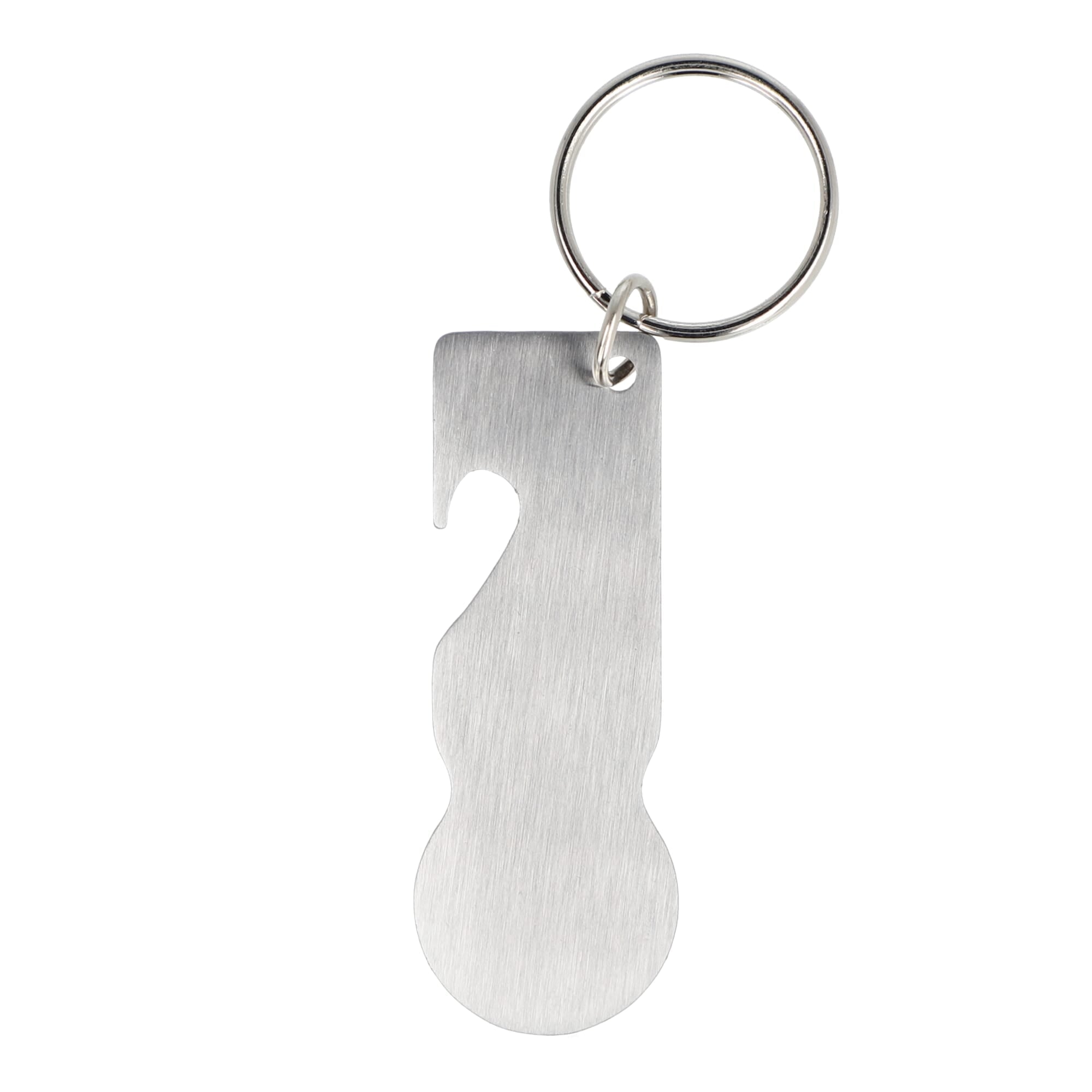 RVS winkelwagenmunt sleutelhanger - JEFFS. Merchandise