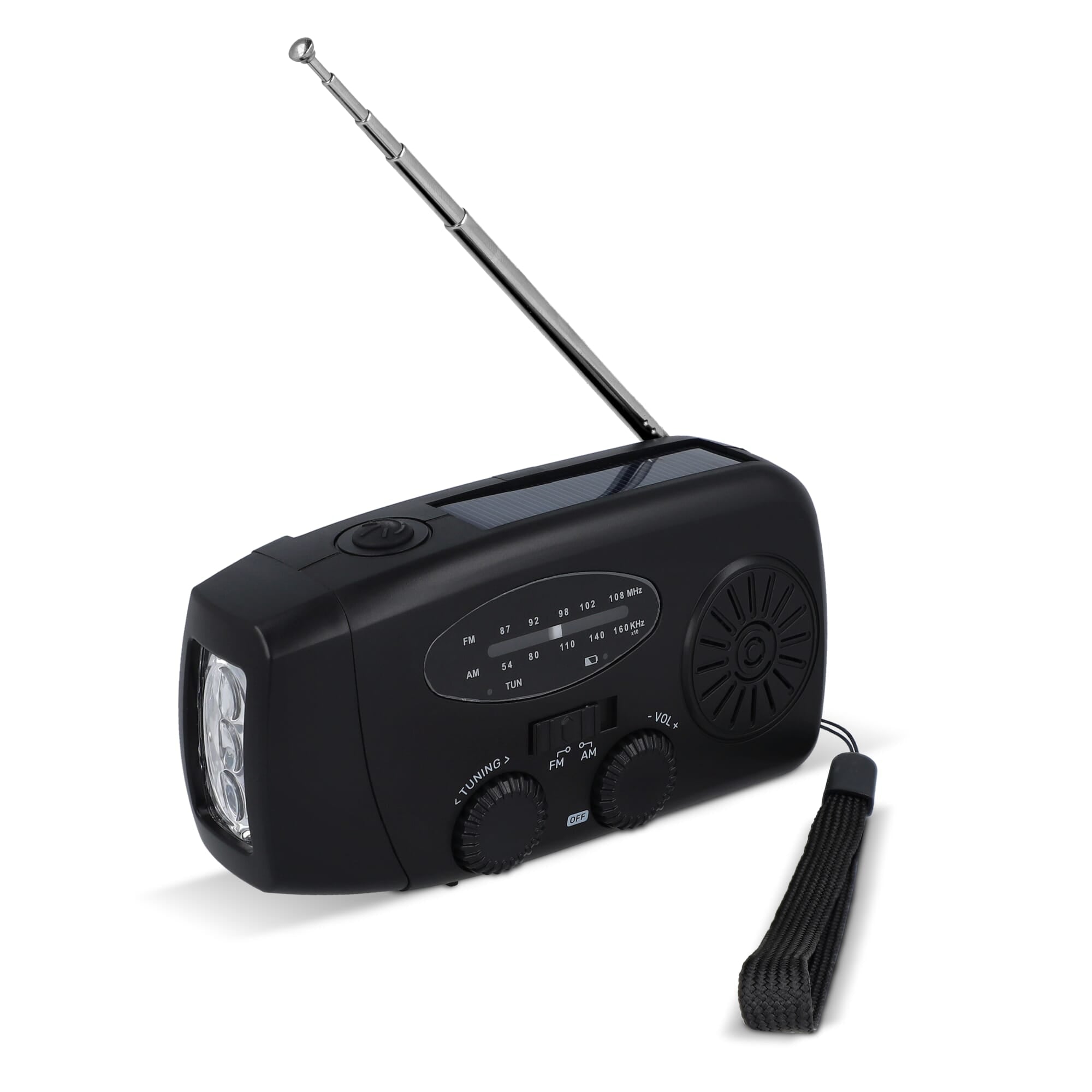 SafeSound Noodradio met Zonne-energie en Opwindbaar - JEFFS. Merchandise