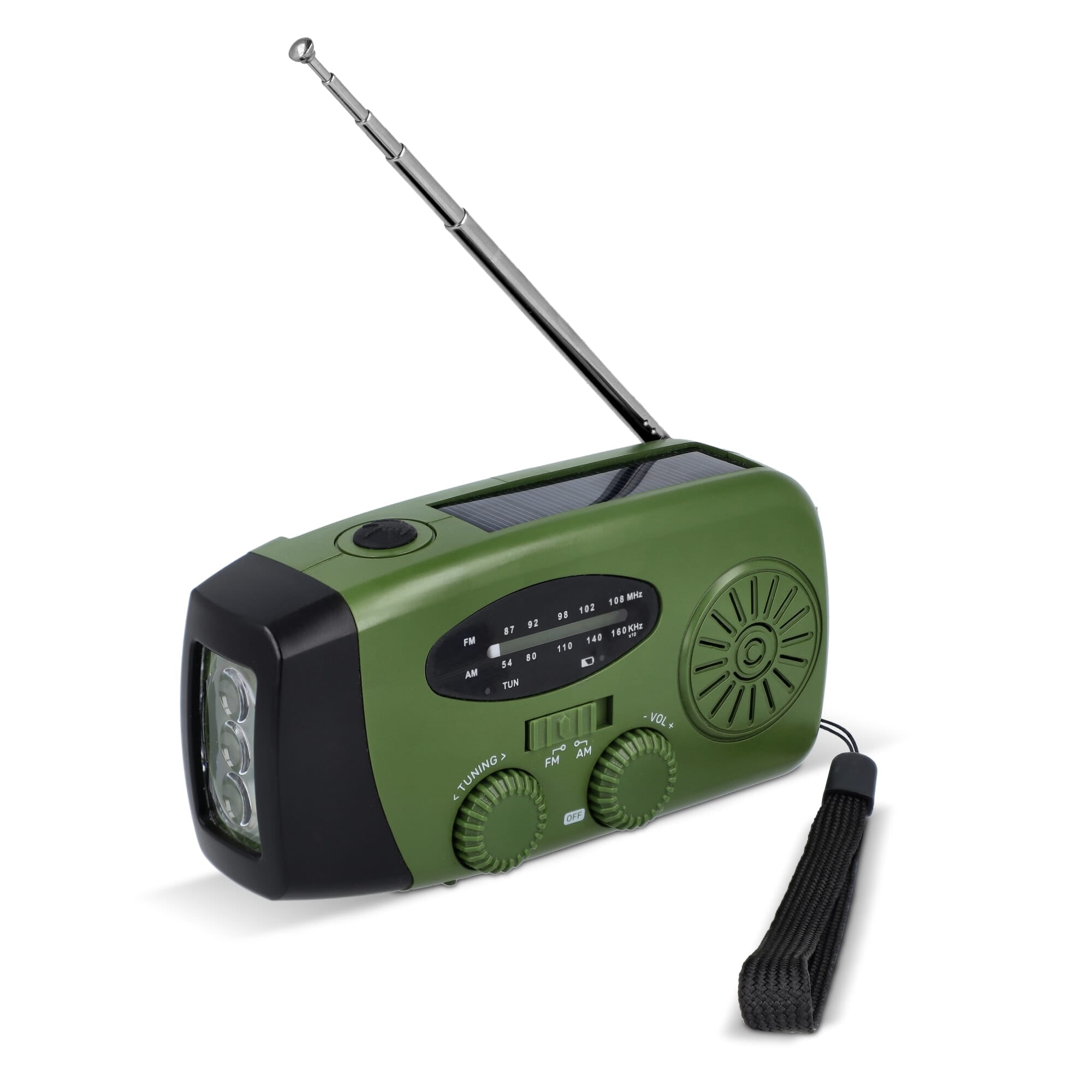 SafeSound Noodradio met Zonne-energie en Opwindbaar - JEFFS. Merchandise