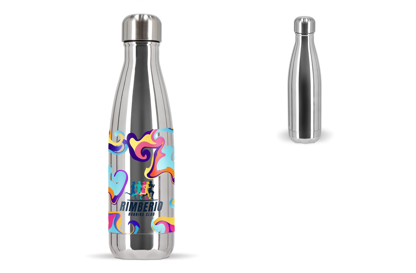 Sagaform Nils stalen fles Chroom 500 ml - JEFFS. Merchandise