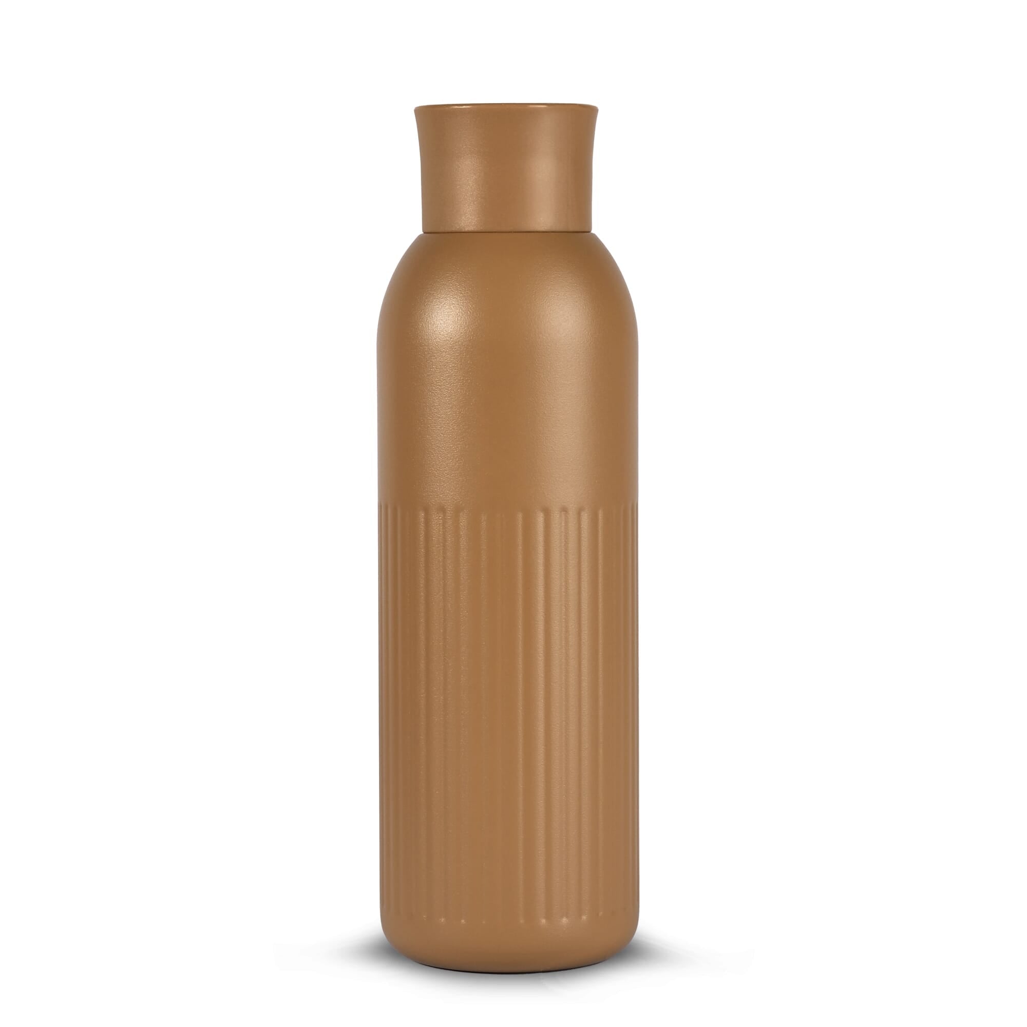 Sagaform Tekla Push stalen fles met druk dop gerecycled) 500 ml - JEFFS. Merchandise