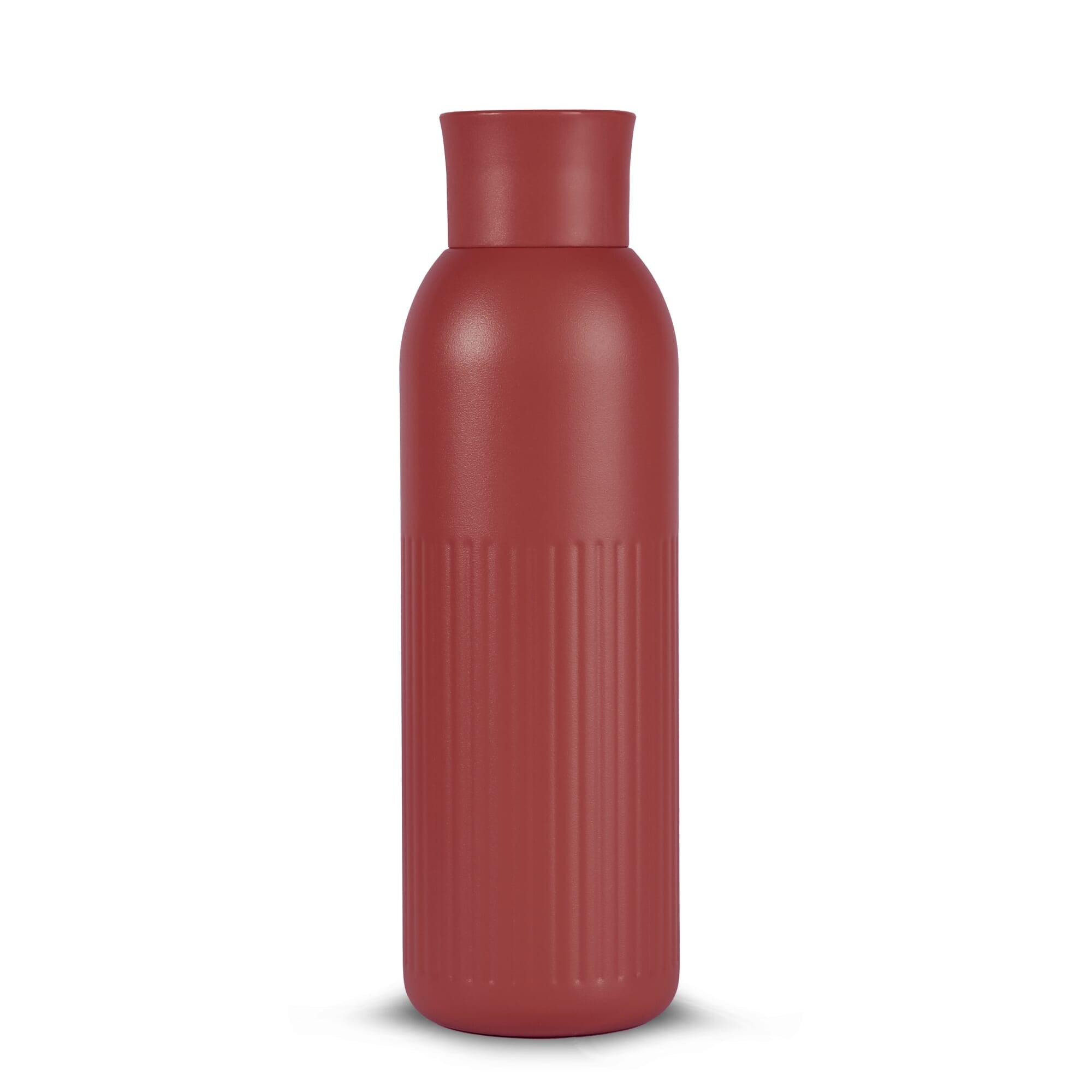 Sagaform Tekla Push stalen fles met druk dop gerecycled) 500 ml - JEFFS. Merchandise