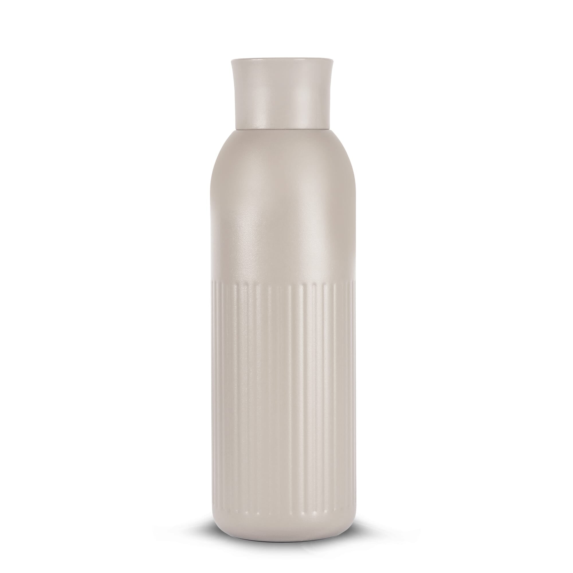 Sagaform Tekla Push stalen fles met druk dop gerecycled) 500 ml - JEFFS. Merchandise