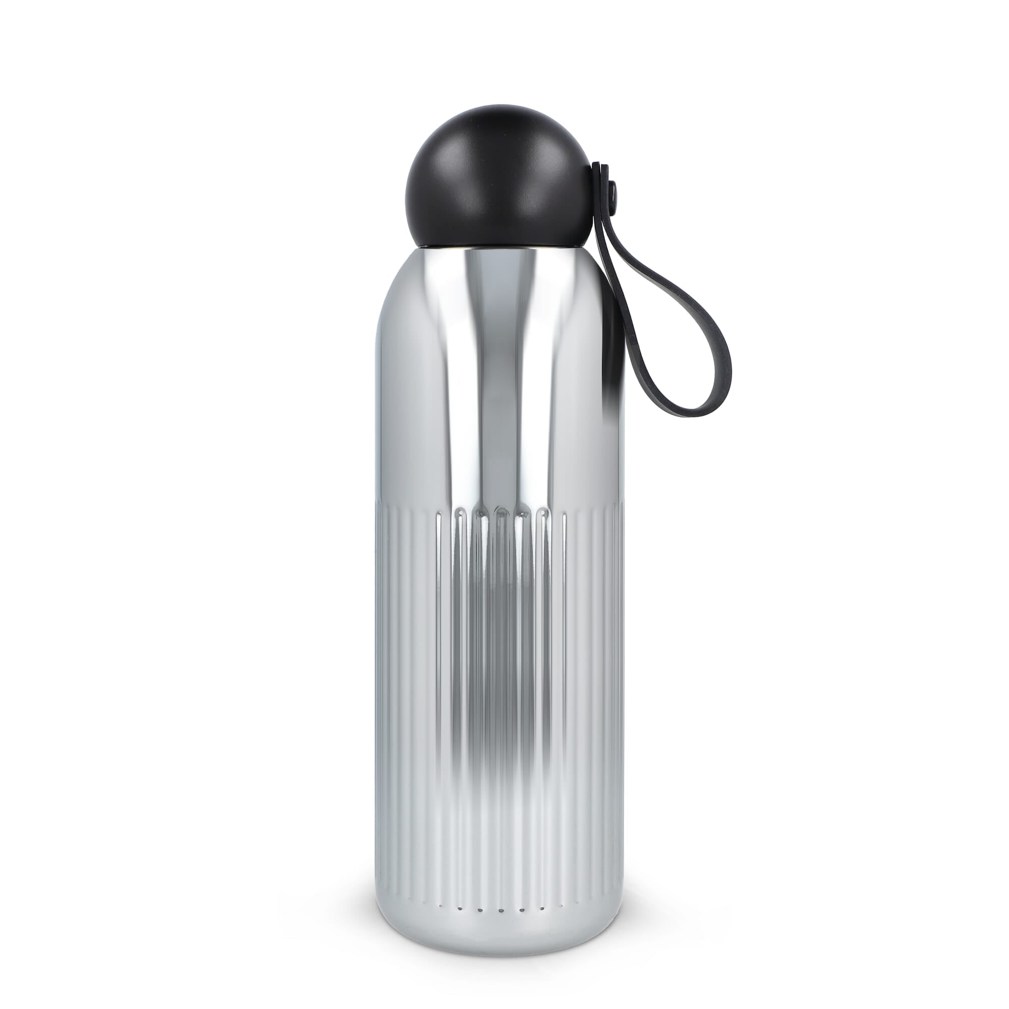 Sagaform Tekla stalen fles chroom (gerecycled) 500 ml - JEFFS. Merchandise