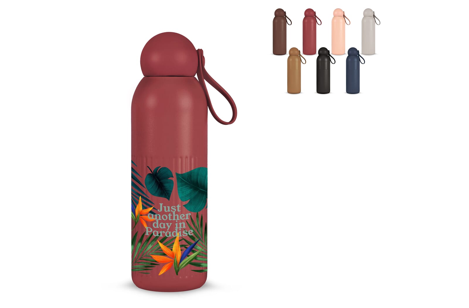 Sagaform Tekla stalen fles (gerecycled) 500 ml - JEFFS. Merchandise