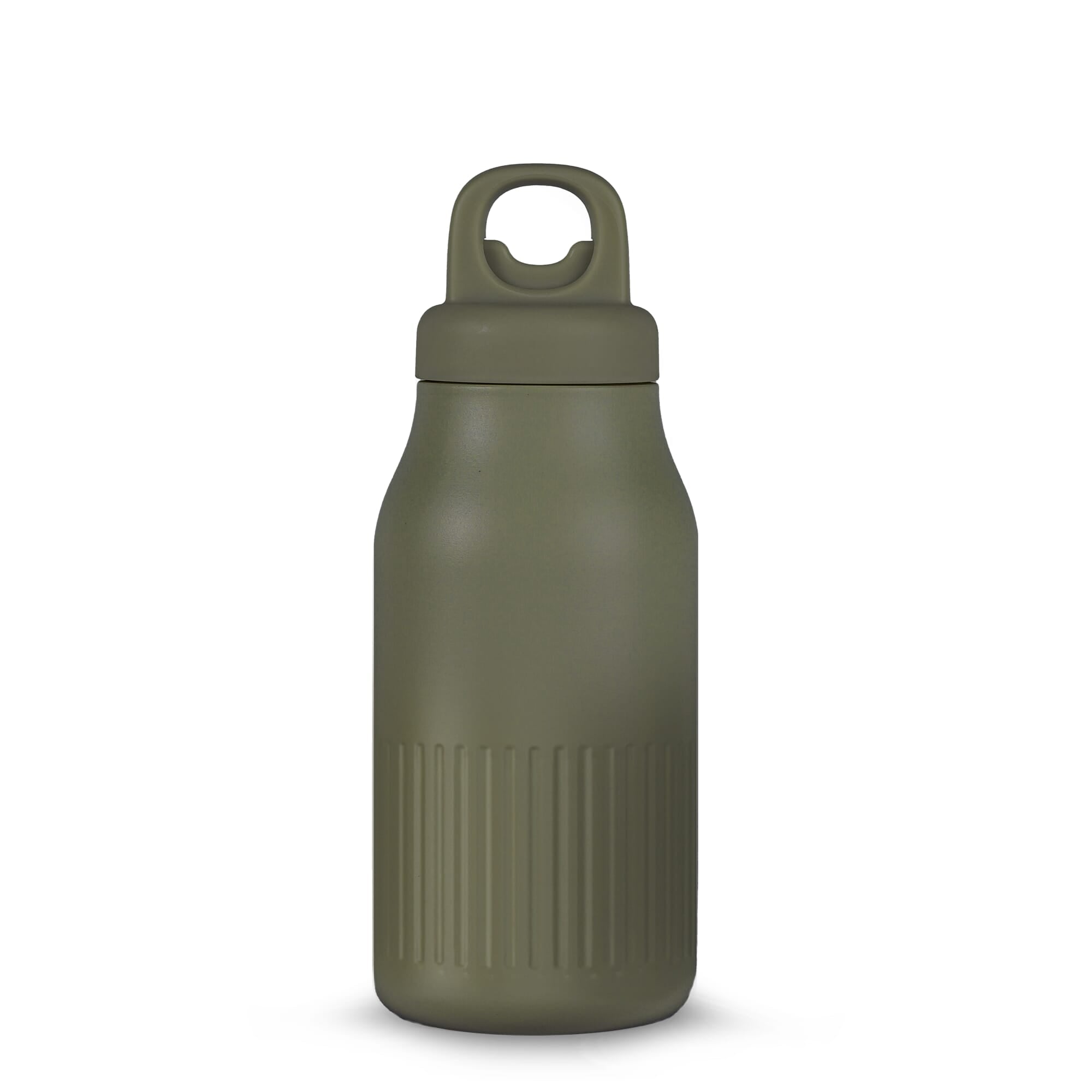 Sagaform Truls stalen fles met handige openklik dop (gerecycled) 500 ml - JEFFS. Merchandise
