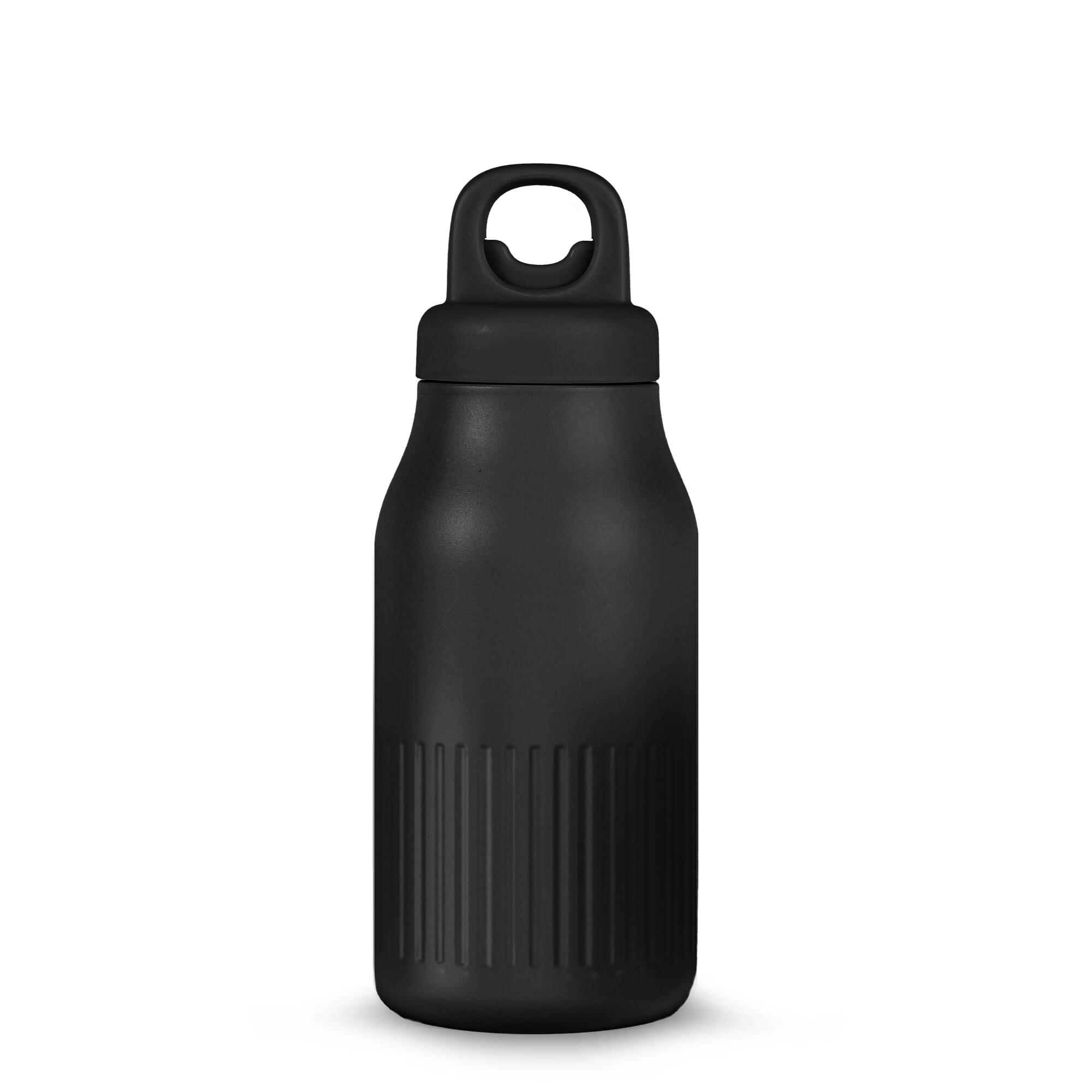 Sagaform Truls stalen fles met handige openklik dop (gerecycled) 500 ml - JEFFS. Merchandise